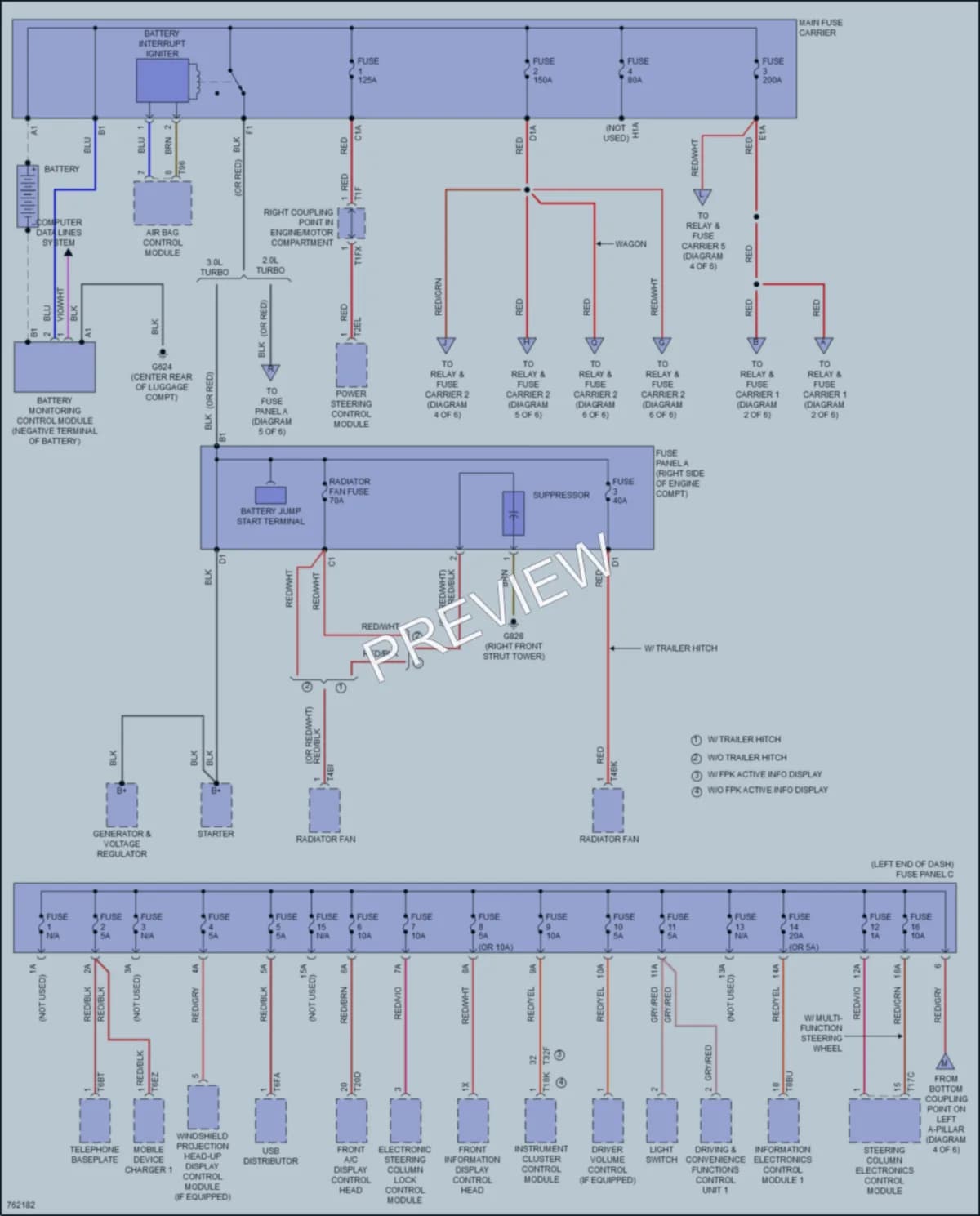 2021 Audi S4 Power Distribution wiring diagram preview