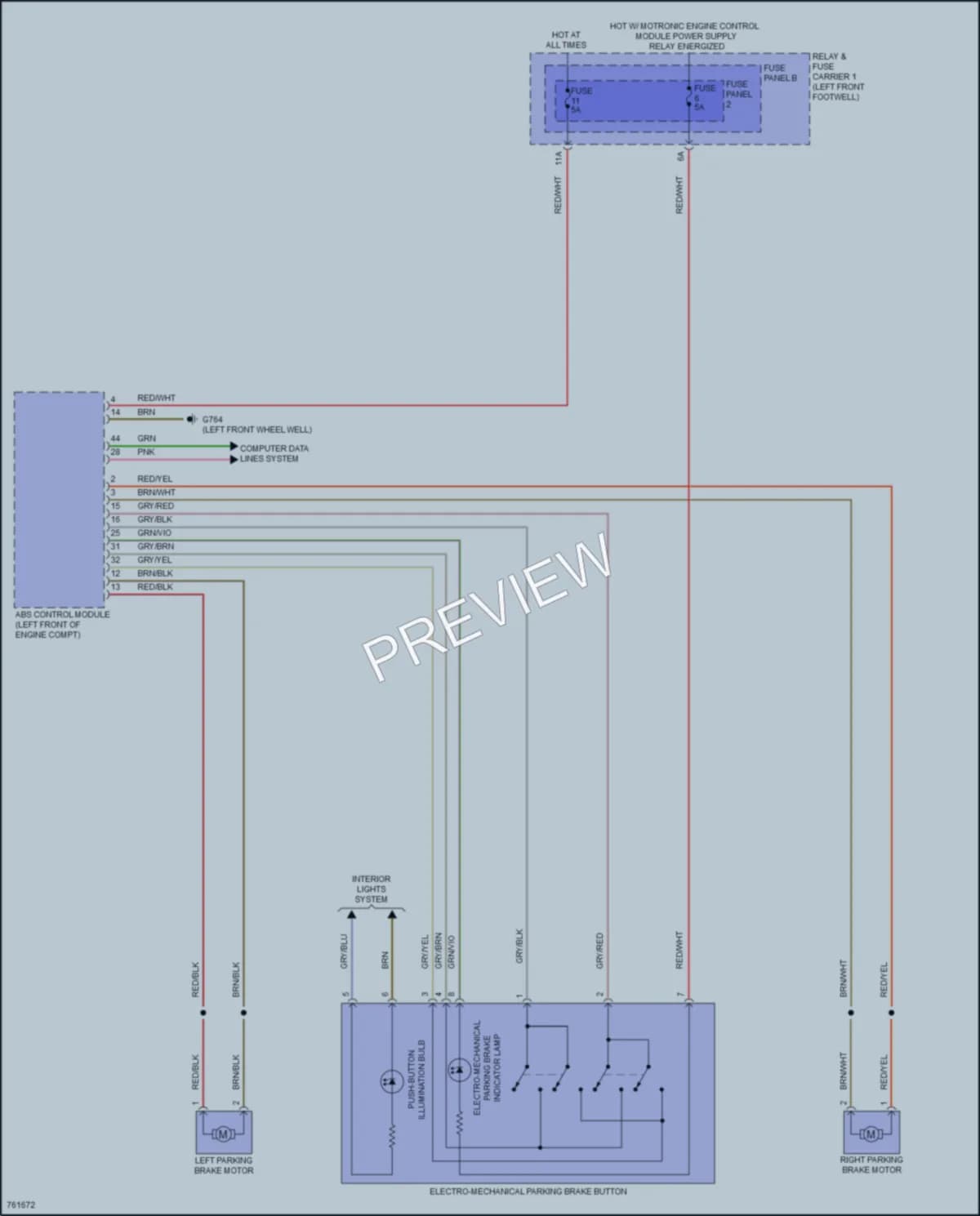 2021 Audi S4 Shift Interlock wiring diagram preview