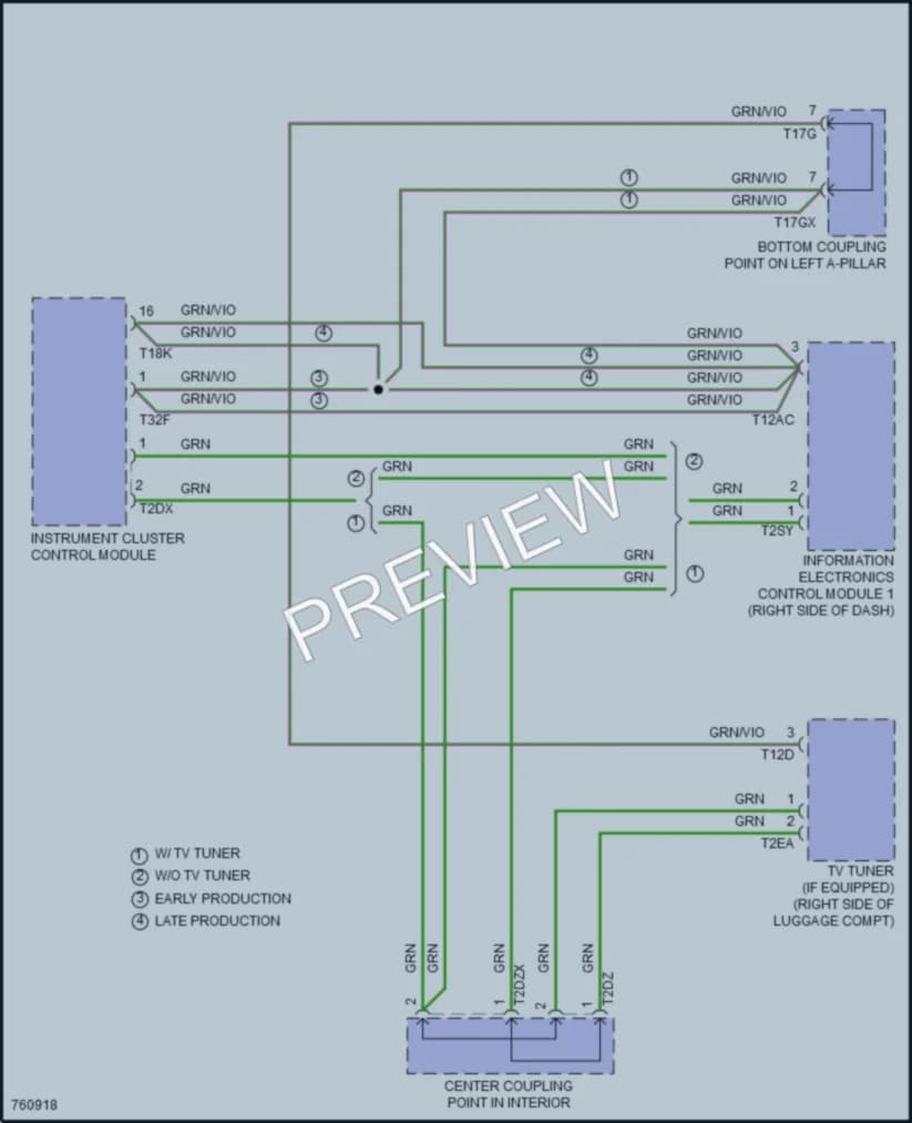 2021 Audi S5 Radio wiring diagram preview