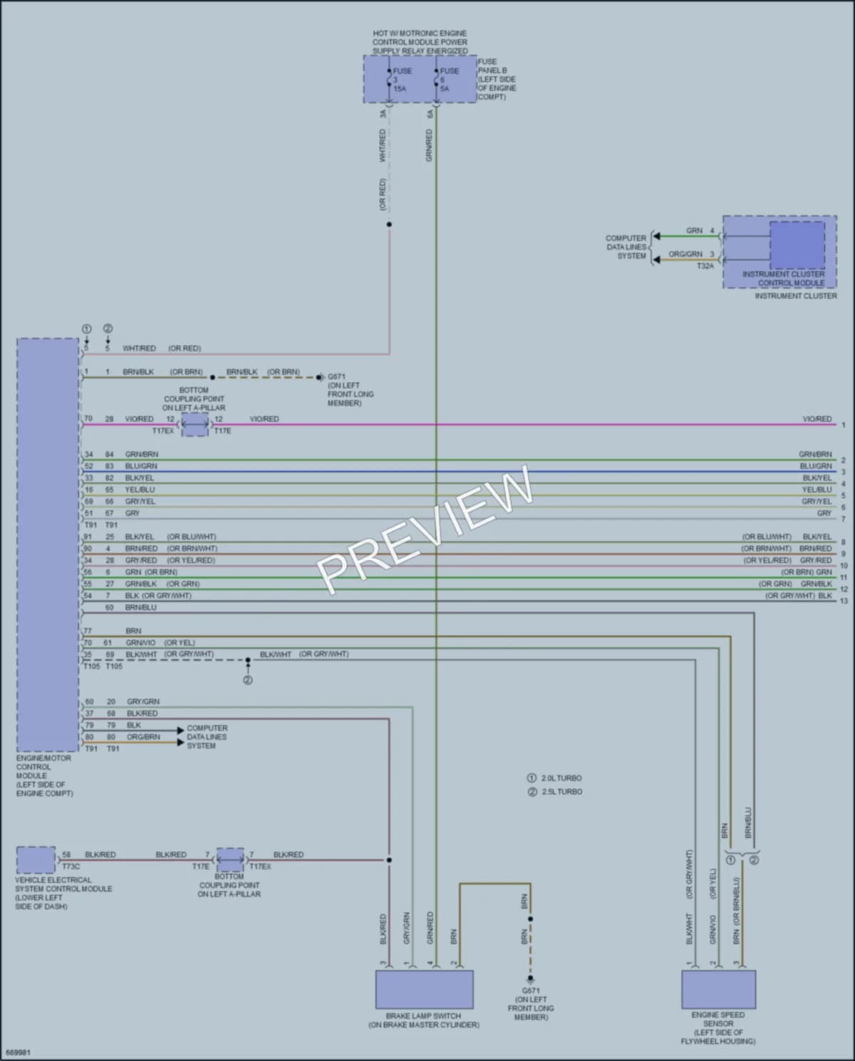 2021 Audi TTS Cruise Control wiring diagram preview