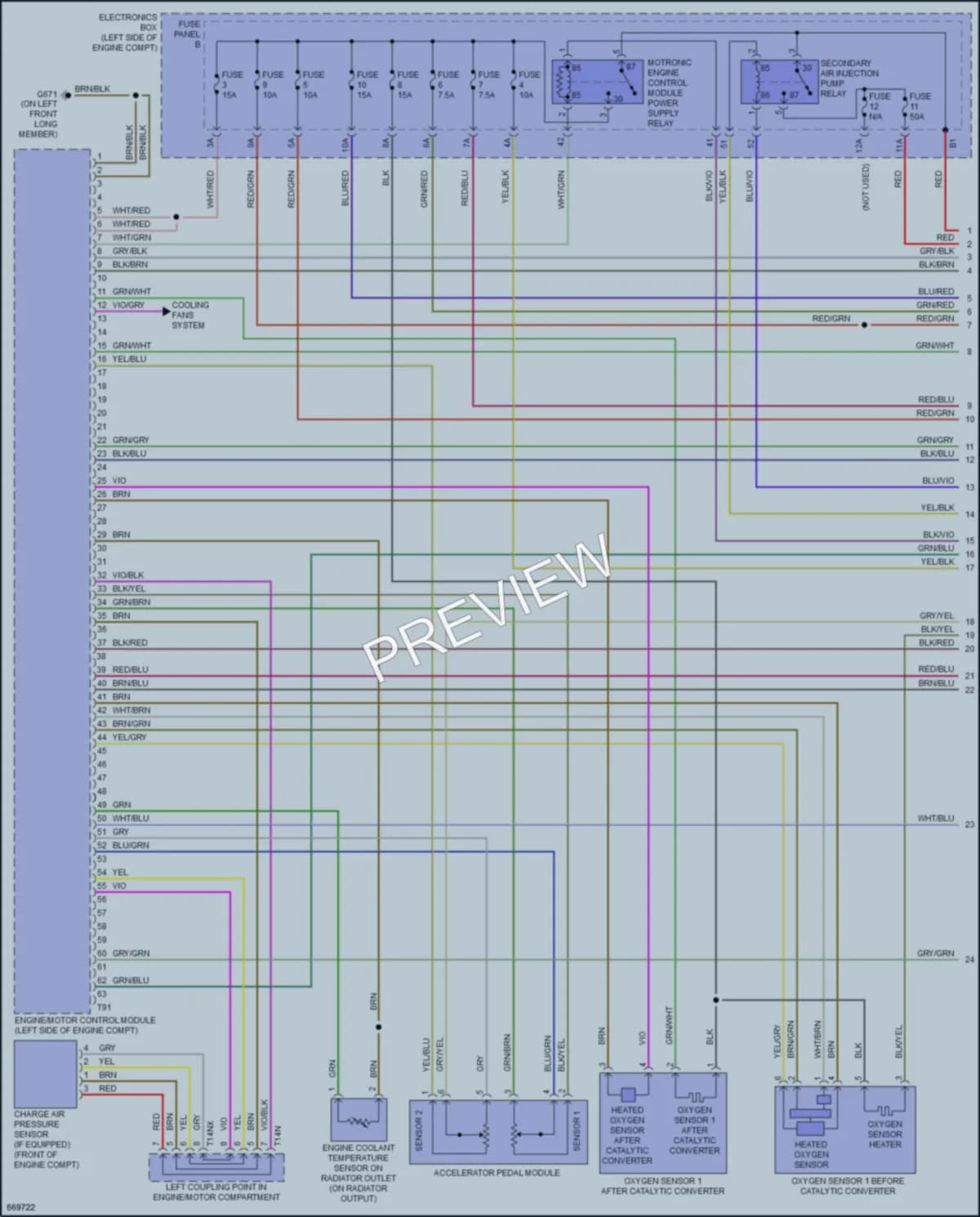 2021 Audi TTS Engine Performance wiring diagram preview