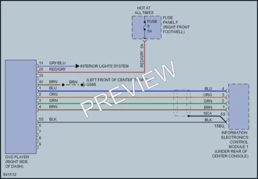 2021 Audi etron Radio wiring diagram preview