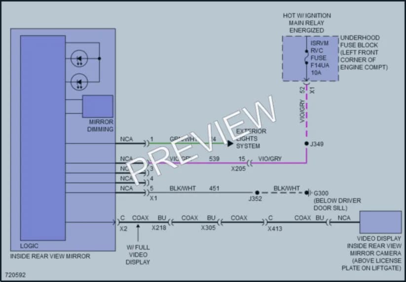 2021 Buick EncoreGX Power Mirrors wiring diagram preview