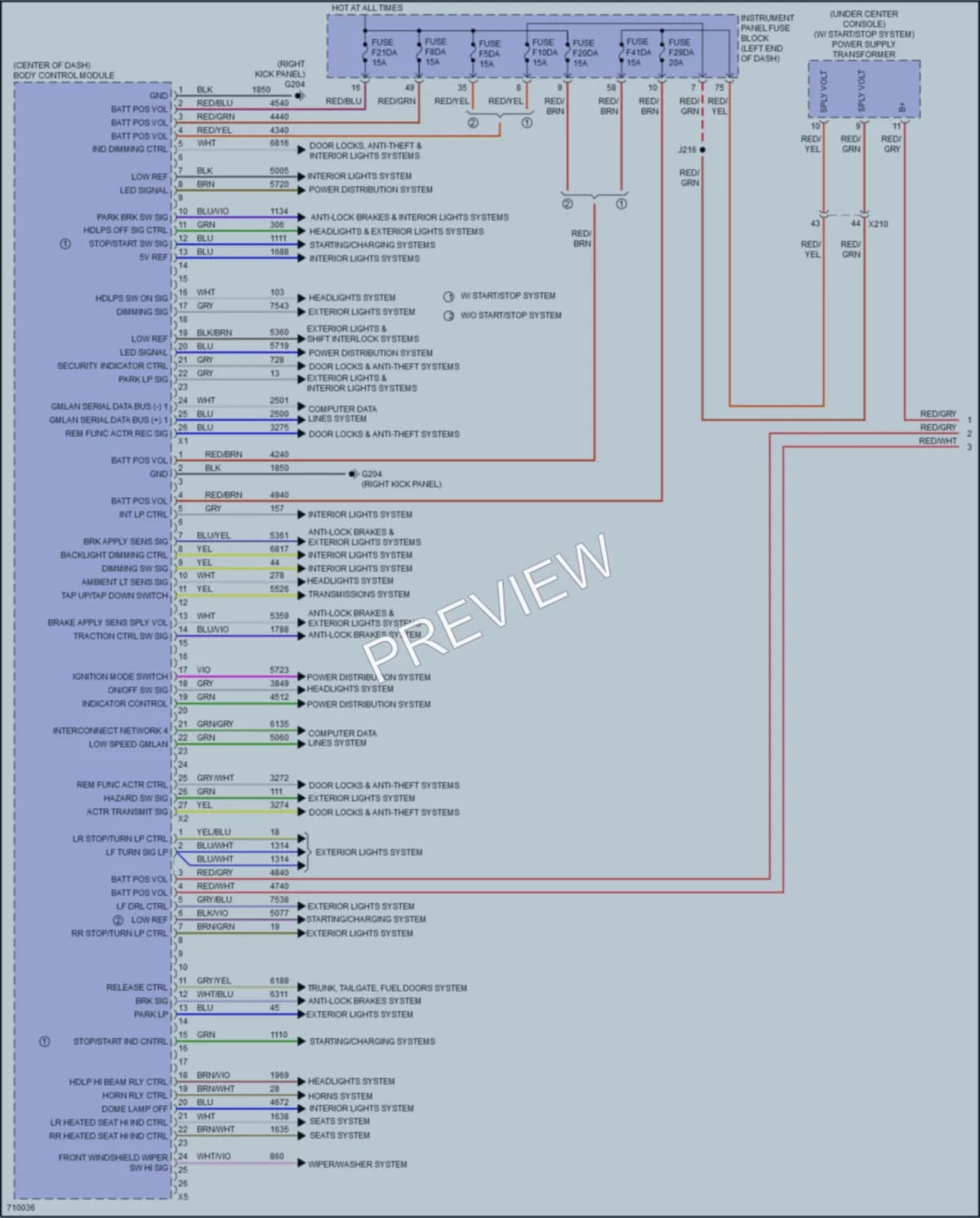 2021 Chevrolet Malibu Body Control Modules wiring diagram preview