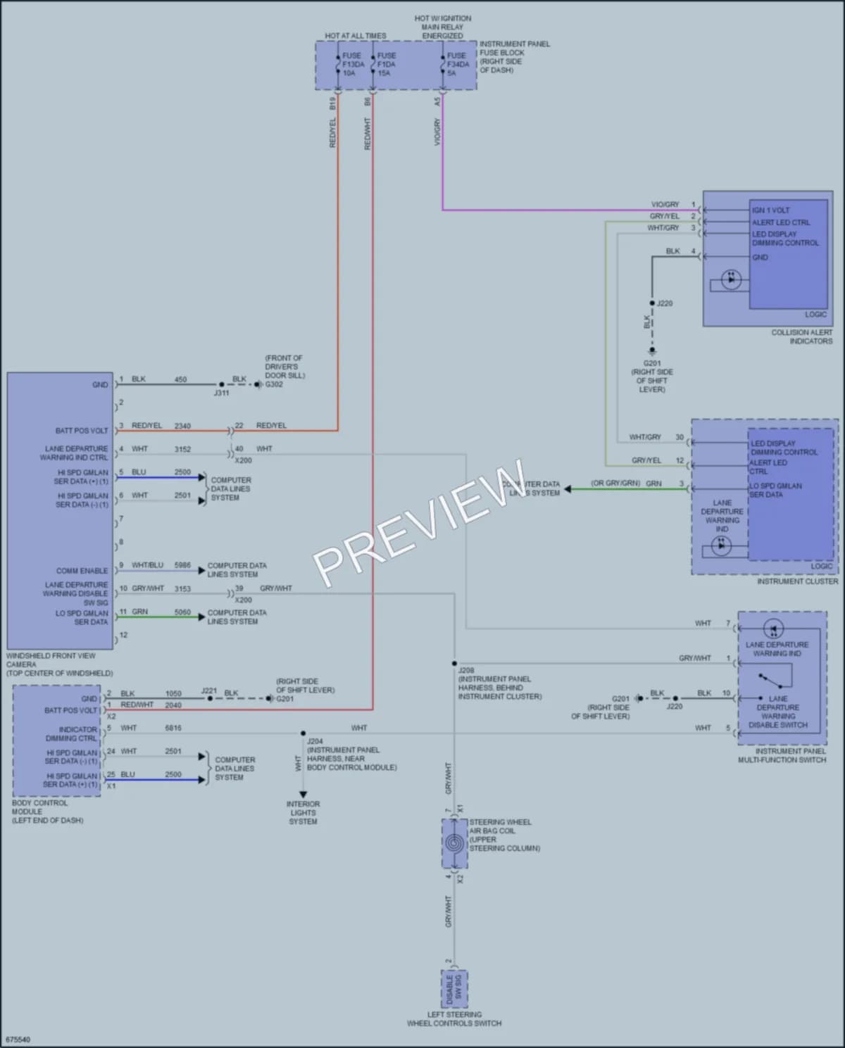 2021 Chevrolet Spark Navigation wiring diagram preview