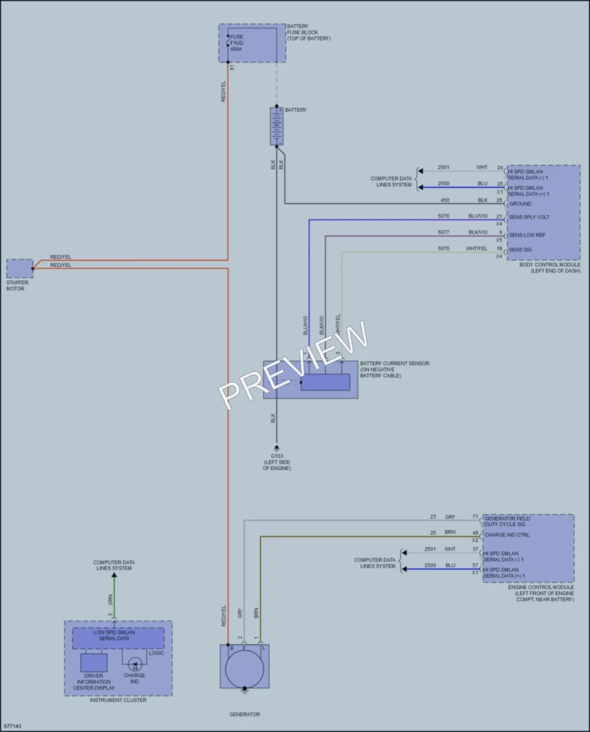 2021 Chevrolet Spark Starting Charging wiring diagram preview