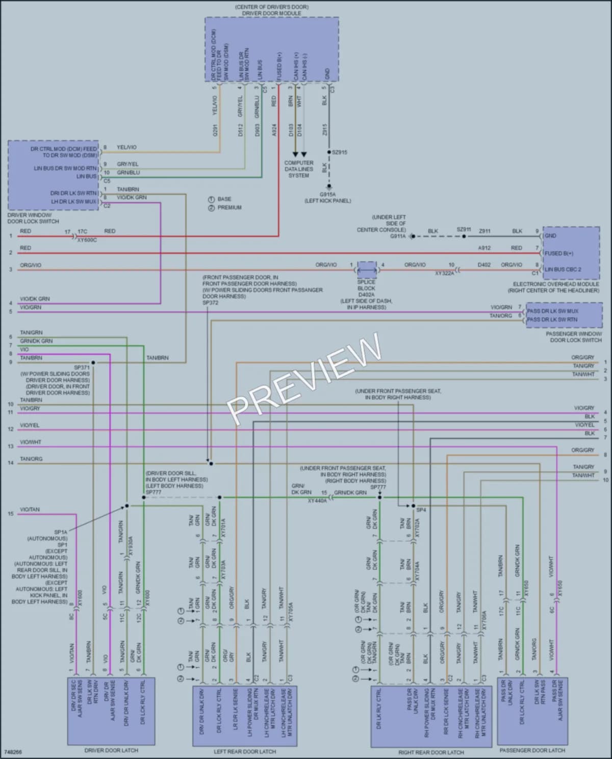2021 Chrysler PacificaHybrid Anti Theft wiring diagram preview