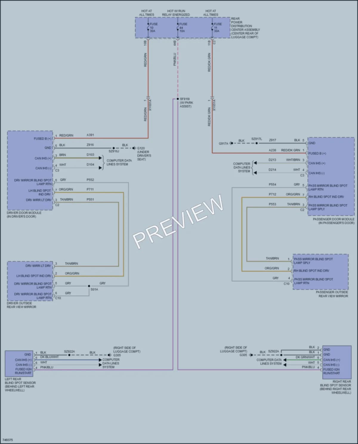 2021 Dodge Charger Navigation wiring diagram preview