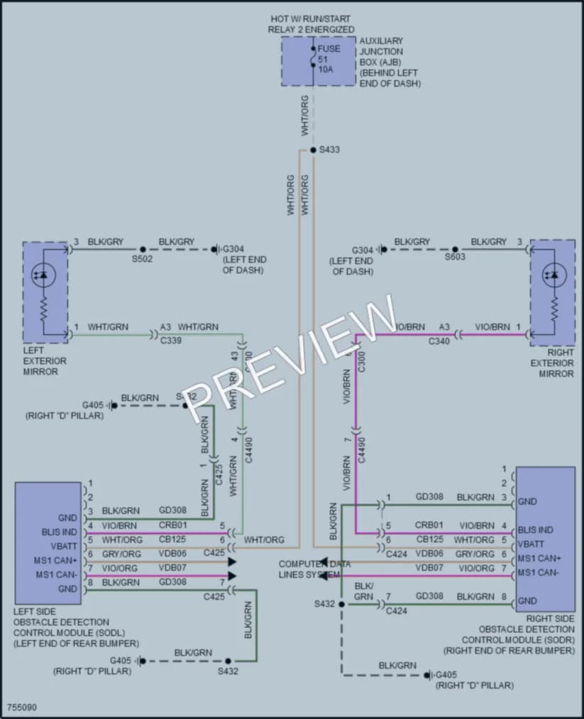 2021 Ford 250Transit Navigation wiring diagram preview