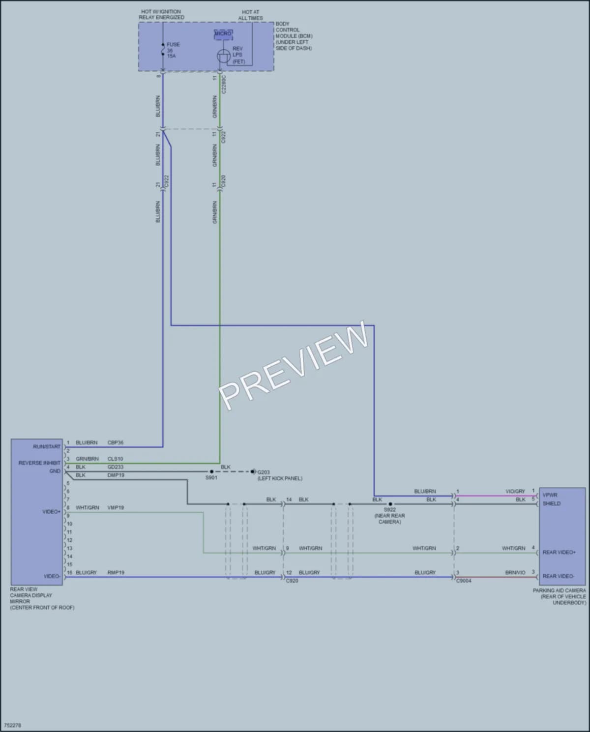 2021 Ford E350Econoline Power Mirrors wiring diagram preview