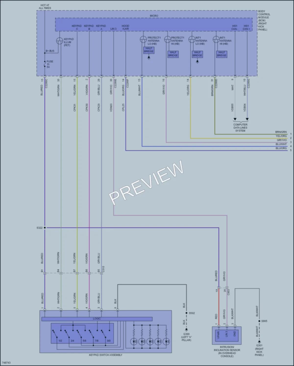 2021 Ford ExpeditionMAX Anti Theft wiring diagram preview