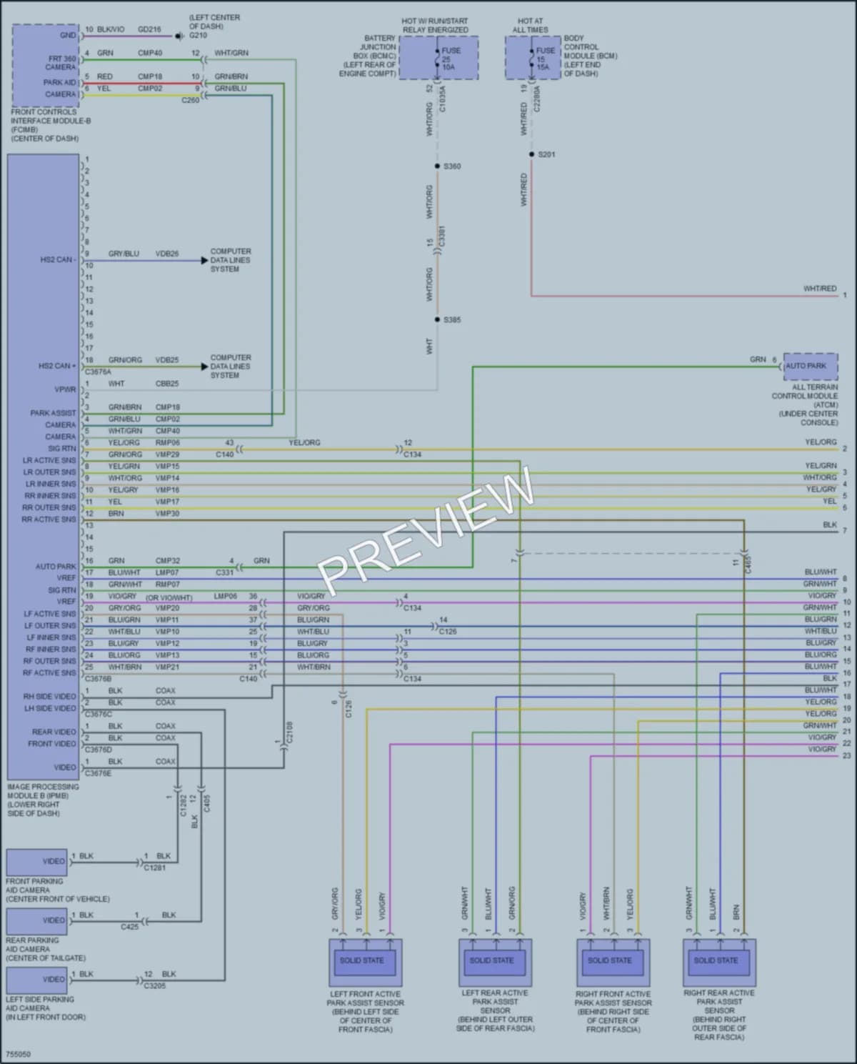 2021 Ford Explorer Navigation wiring diagram preview