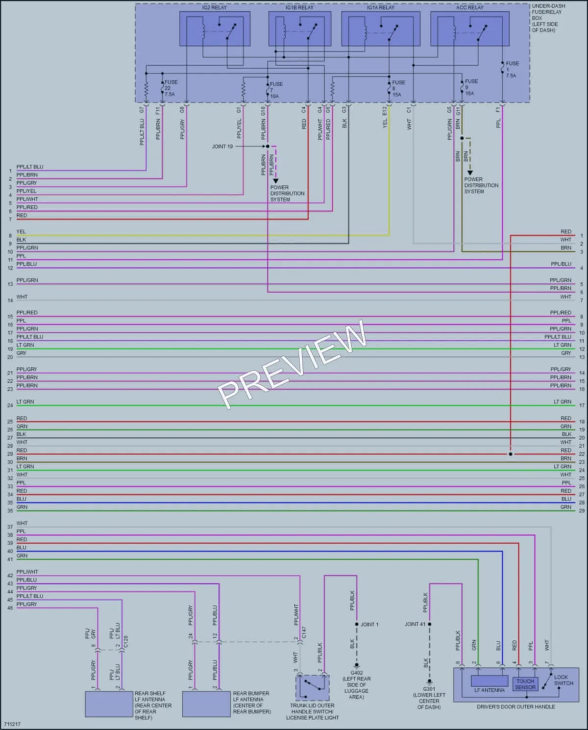 2021 Honda ClarityFuelCell Anti Theft wiring diagram preview