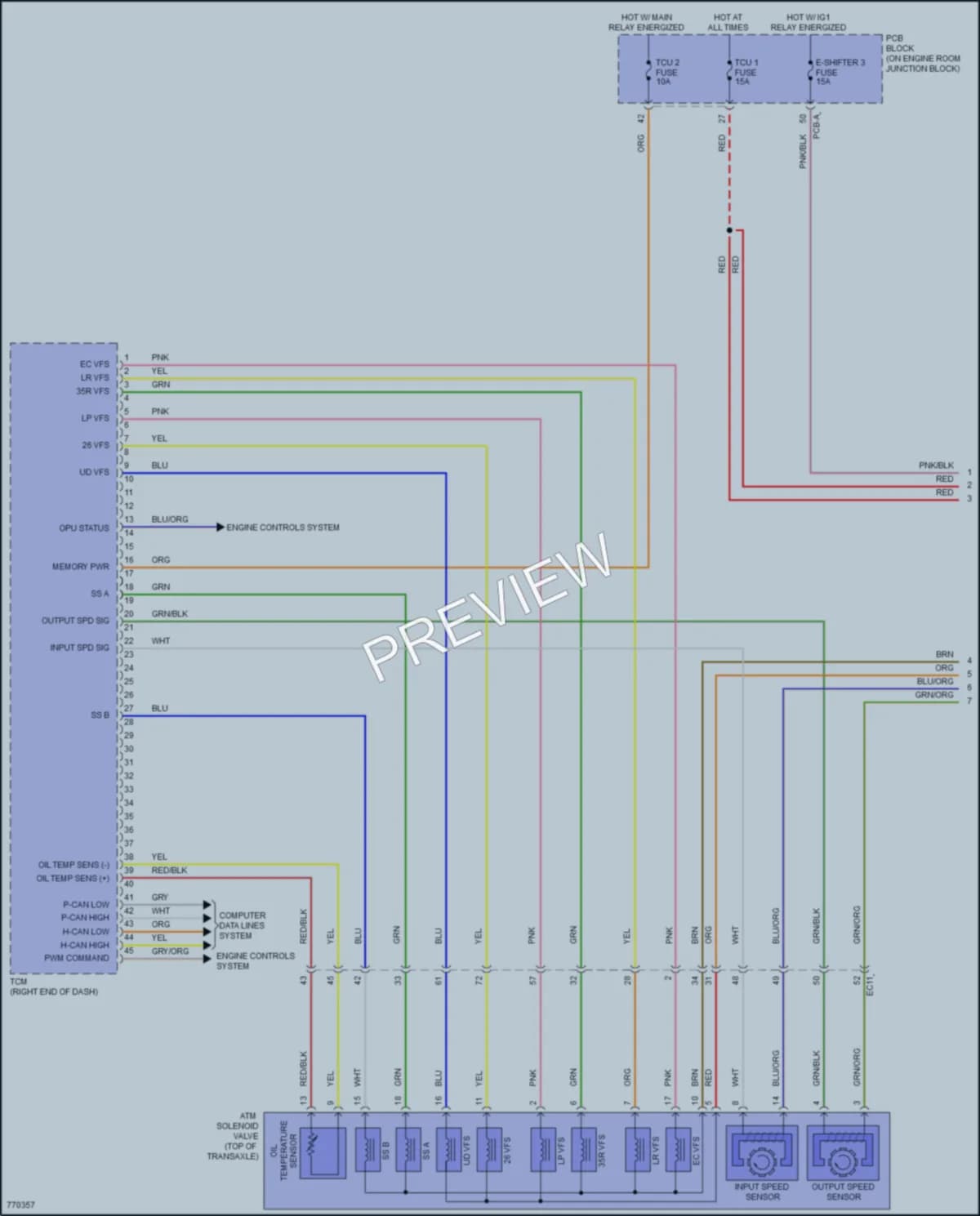 2021 Hyundai SantaFe Transmission wiring diagram preview