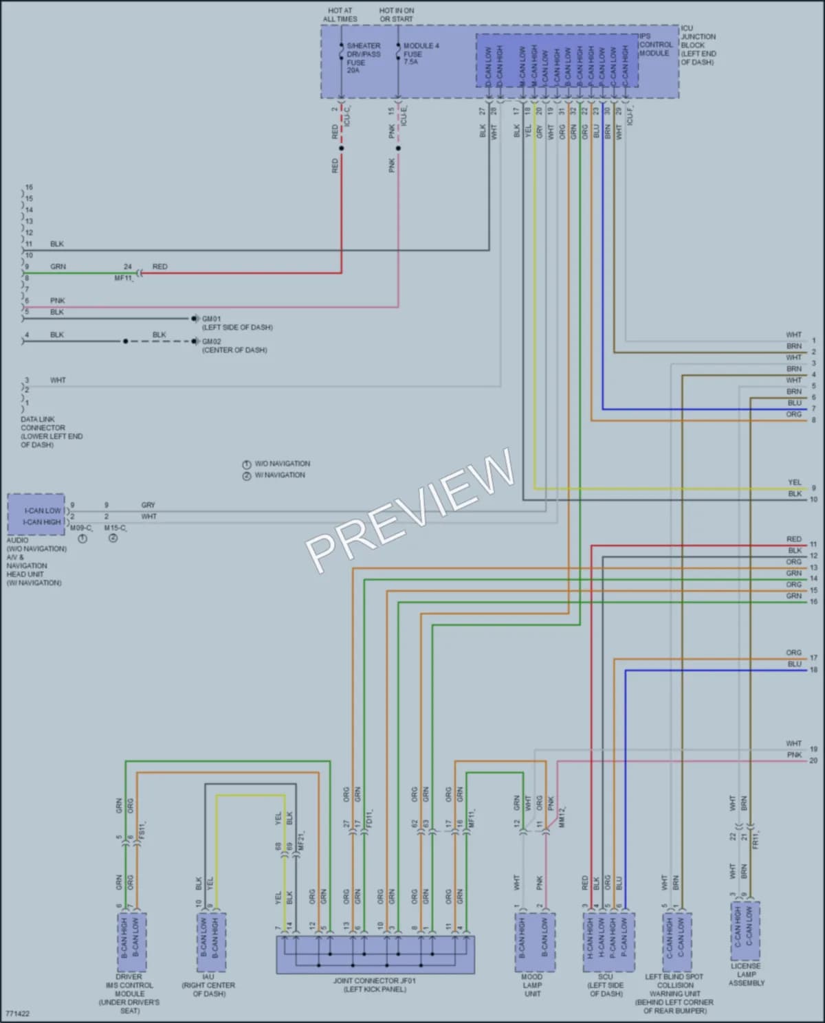 2021 Hyundai SantaFeHybrid Computer Data Lines wiring diagram preview