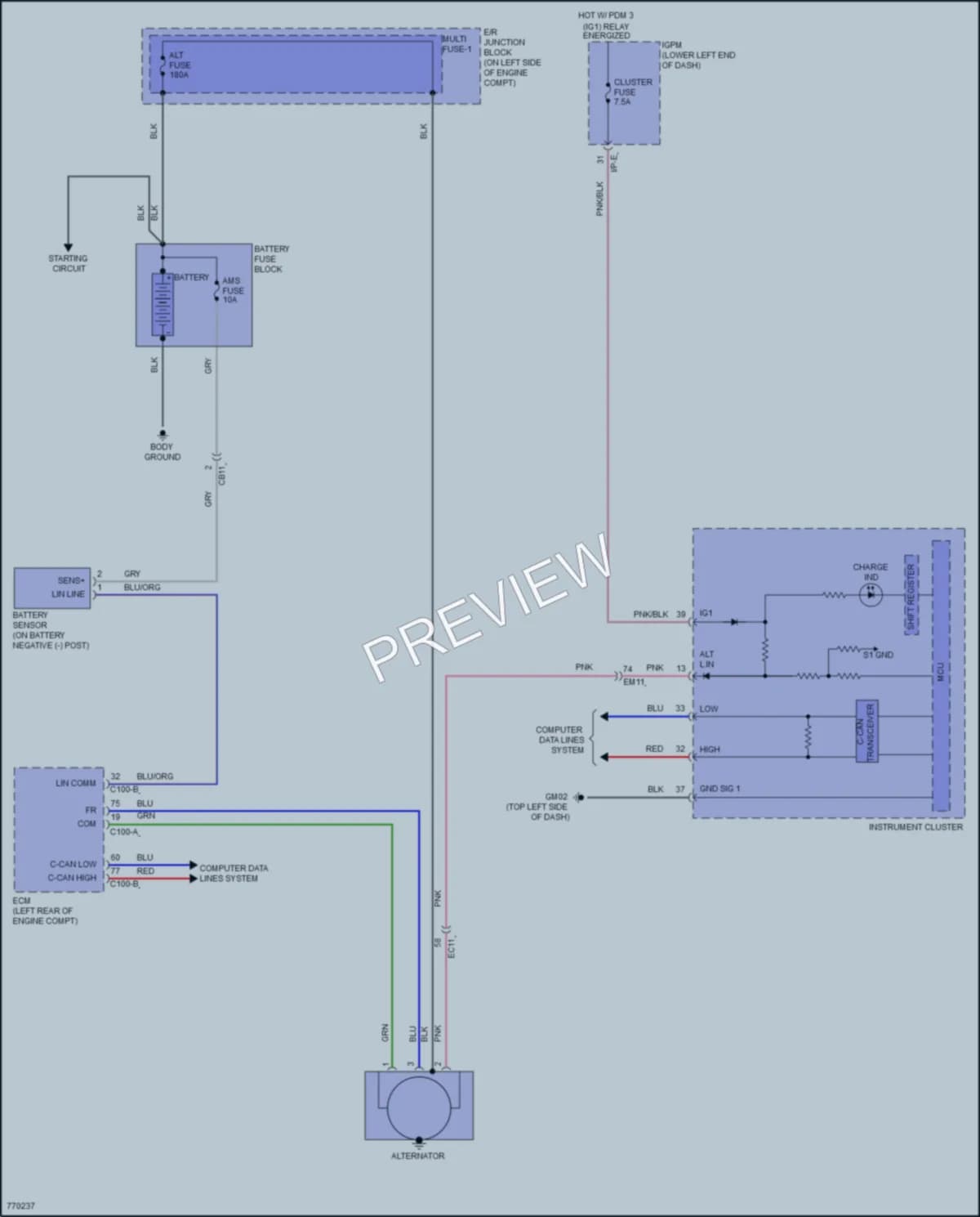 2021 Hyundai Veloster Starting Charging wiring diagram preview