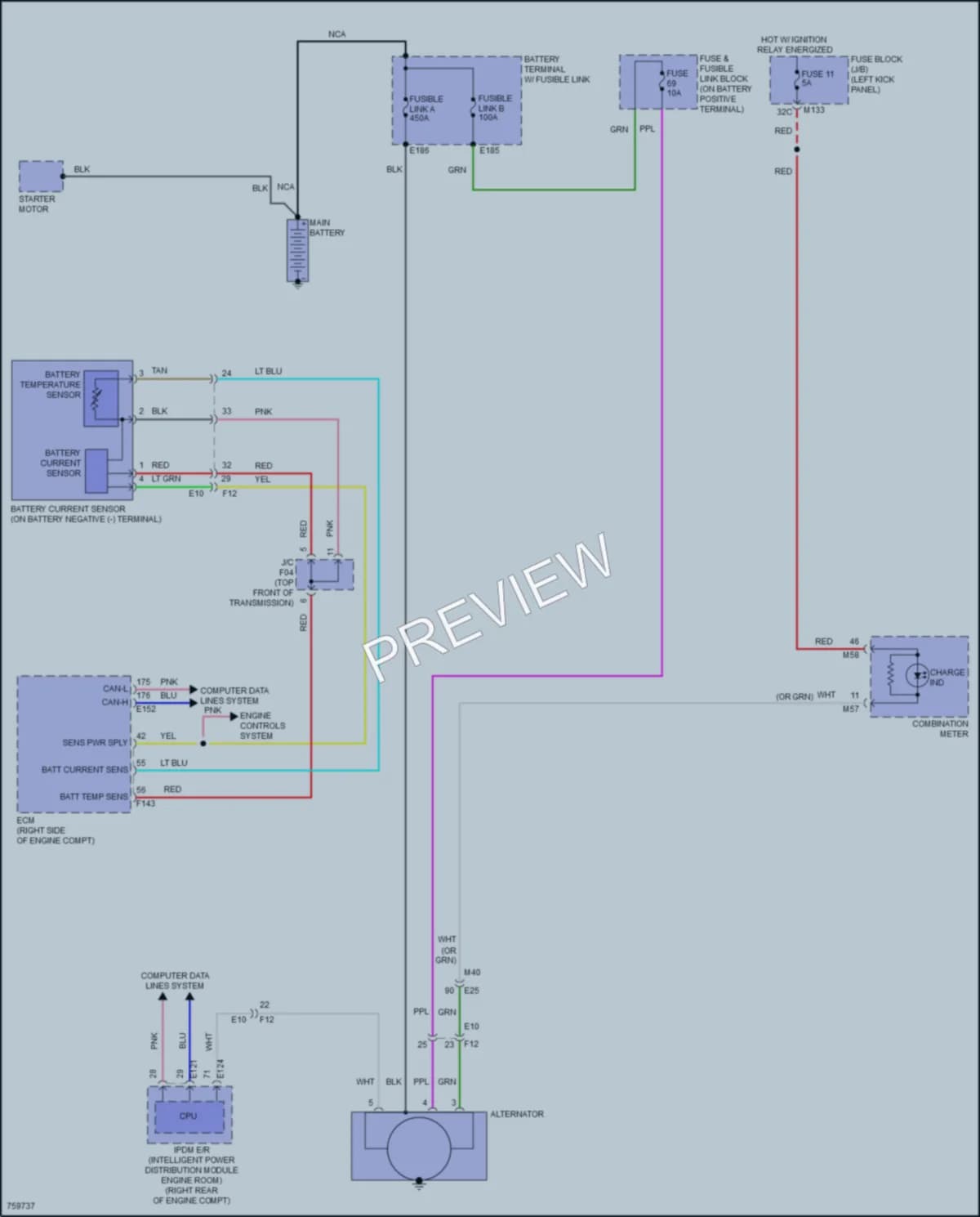 2021 Infiniti Q50 Starting Charging wiring diagram preview