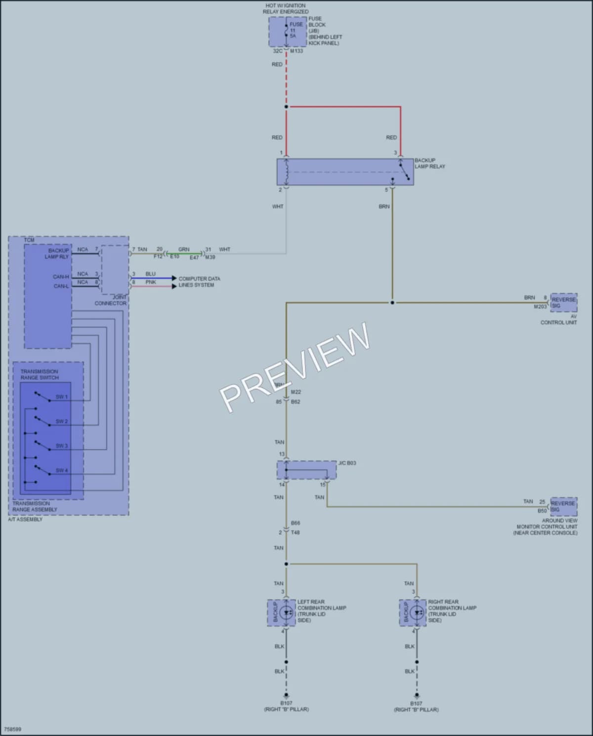2021 Infiniti Q60 Exterior Lights wiring diagram preview