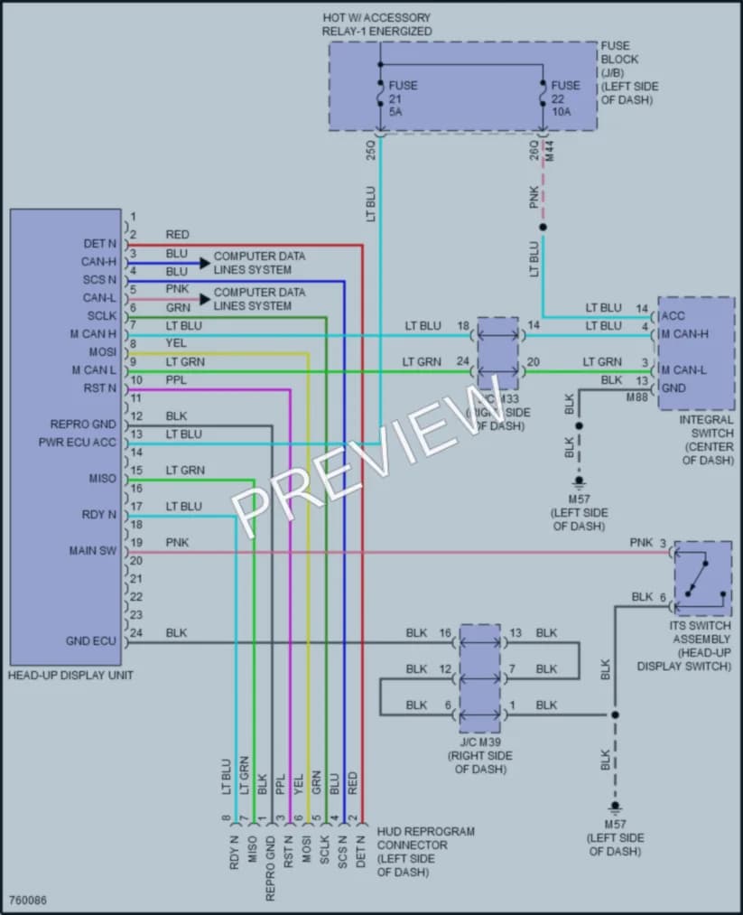 2021 Infiniti QX50 Instrument Cluster wiring diagram preview