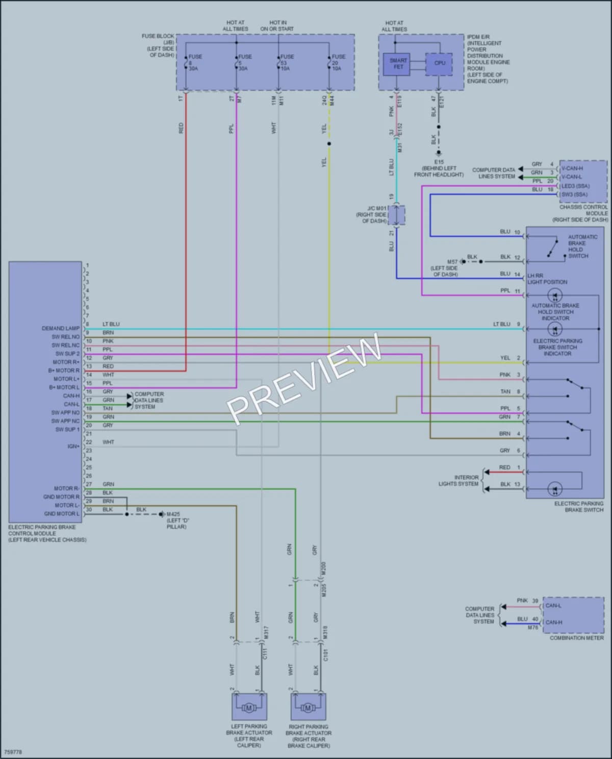 2021 Infiniti QX50 Shift Interlock wiring diagram preview