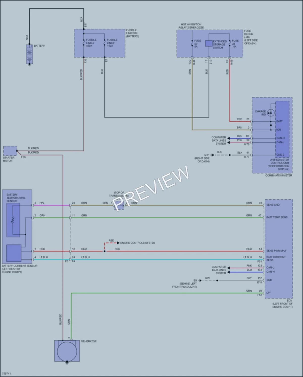2021 Infiniti QX50 Starting Charging wiring diagram preview