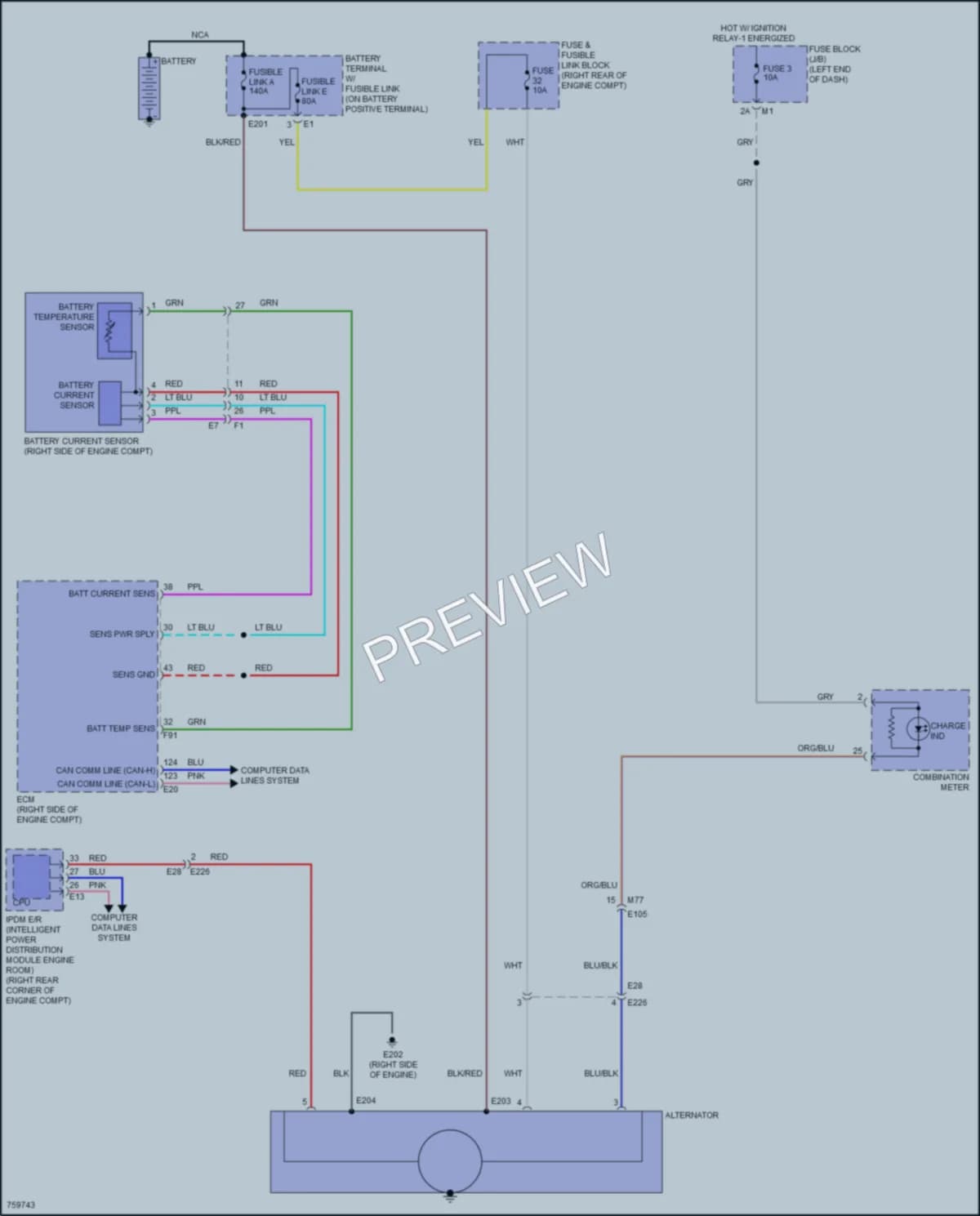 2021 Infiniti QX80 Starting Charging wiring diagram preview