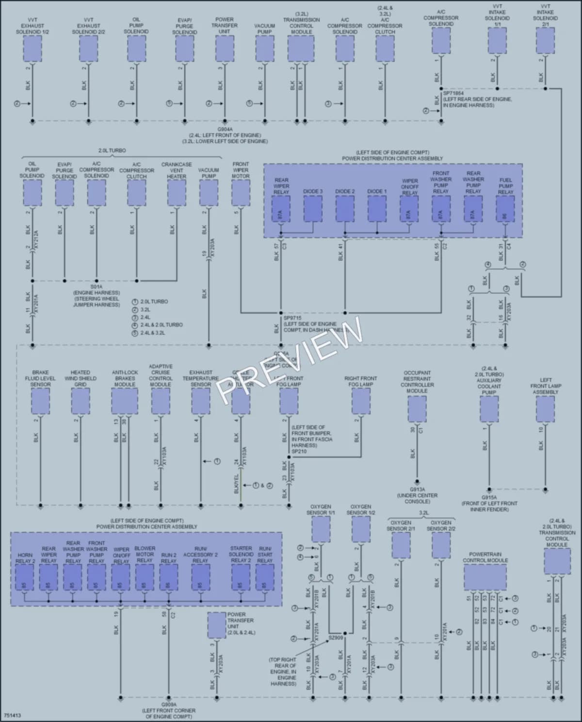 2021 Jeep Cherokee Ground Distribution wiring diagram preview