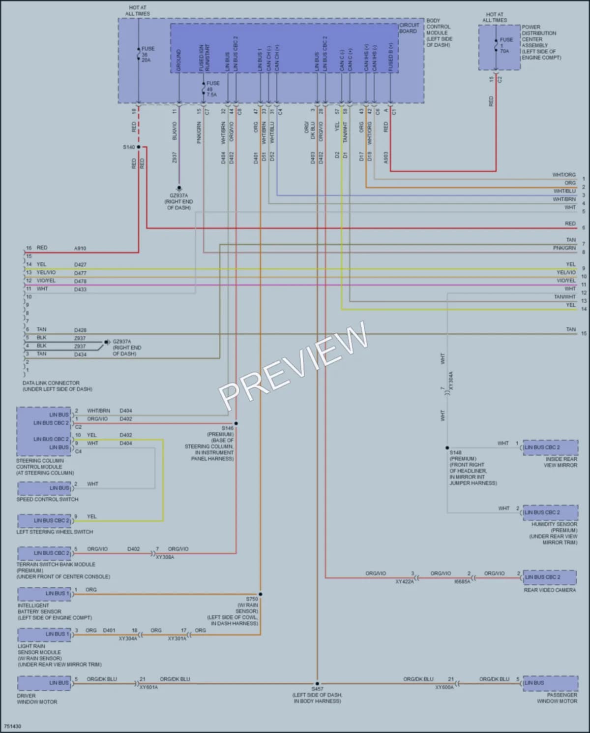 2021 Jeep Compass Computer Data Lines wiring diagram preview