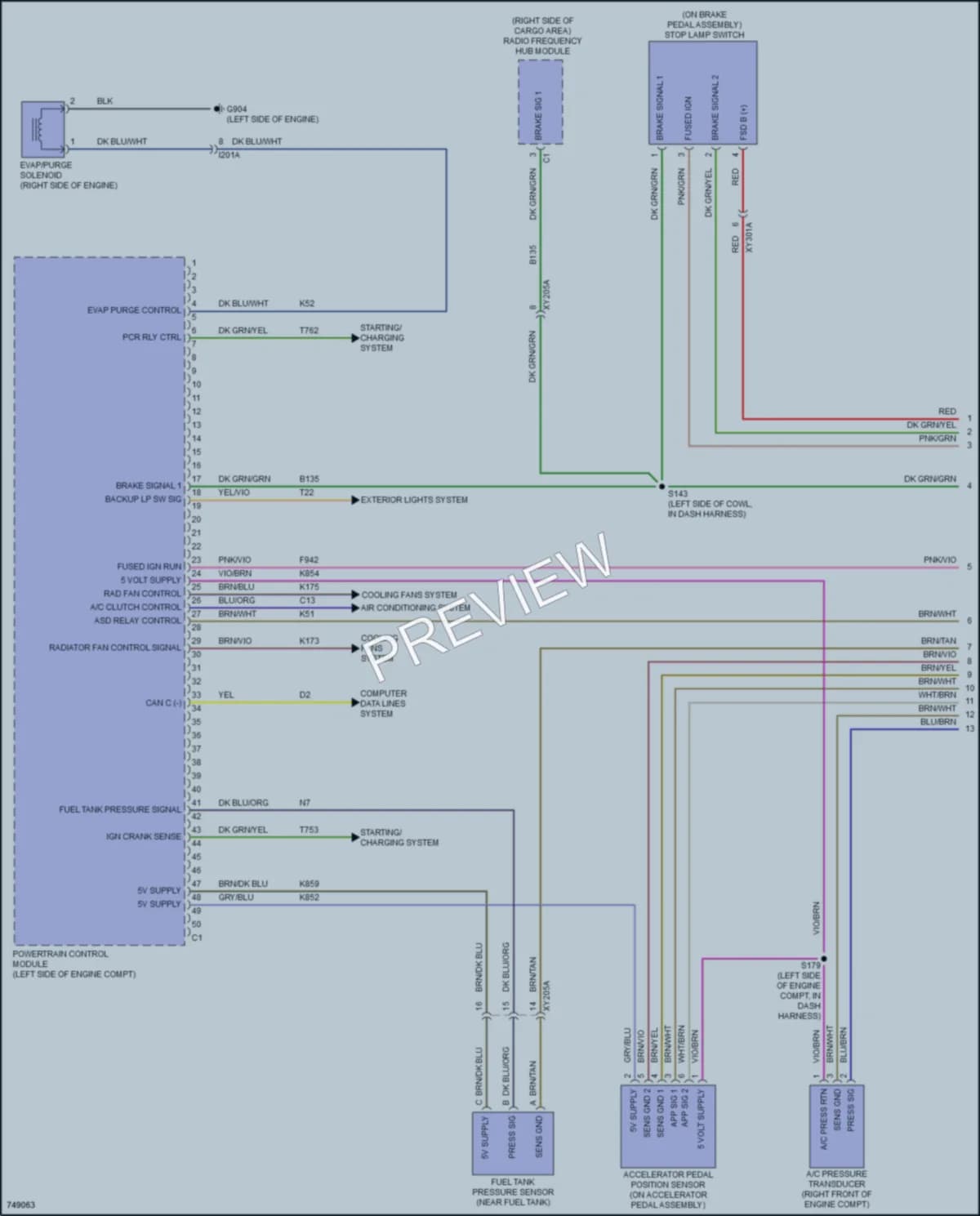 2021 Jeep Compass Engine Performance wiring diagram preview