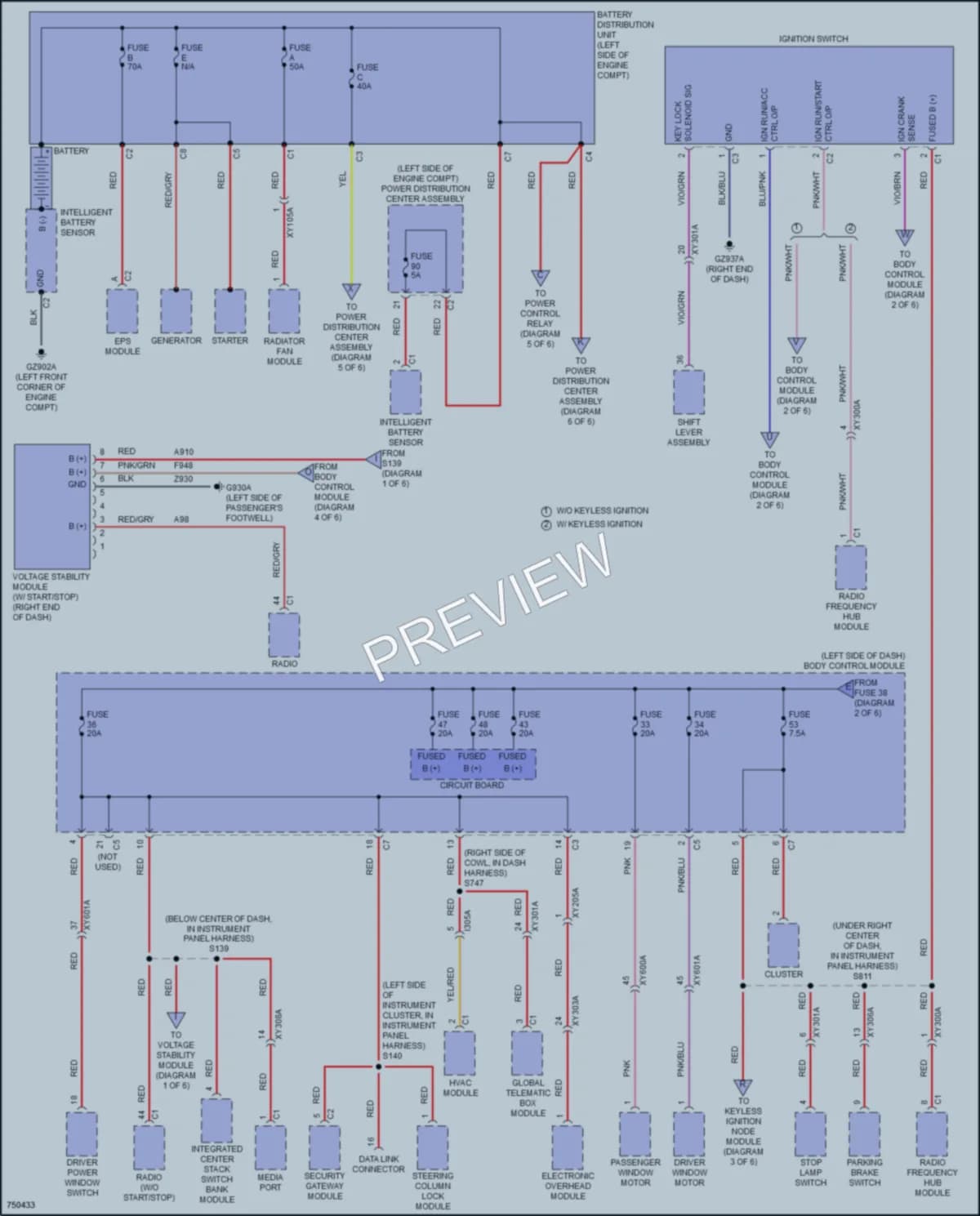 2021 Jeep Compass Power Distribution wiring diagram preview