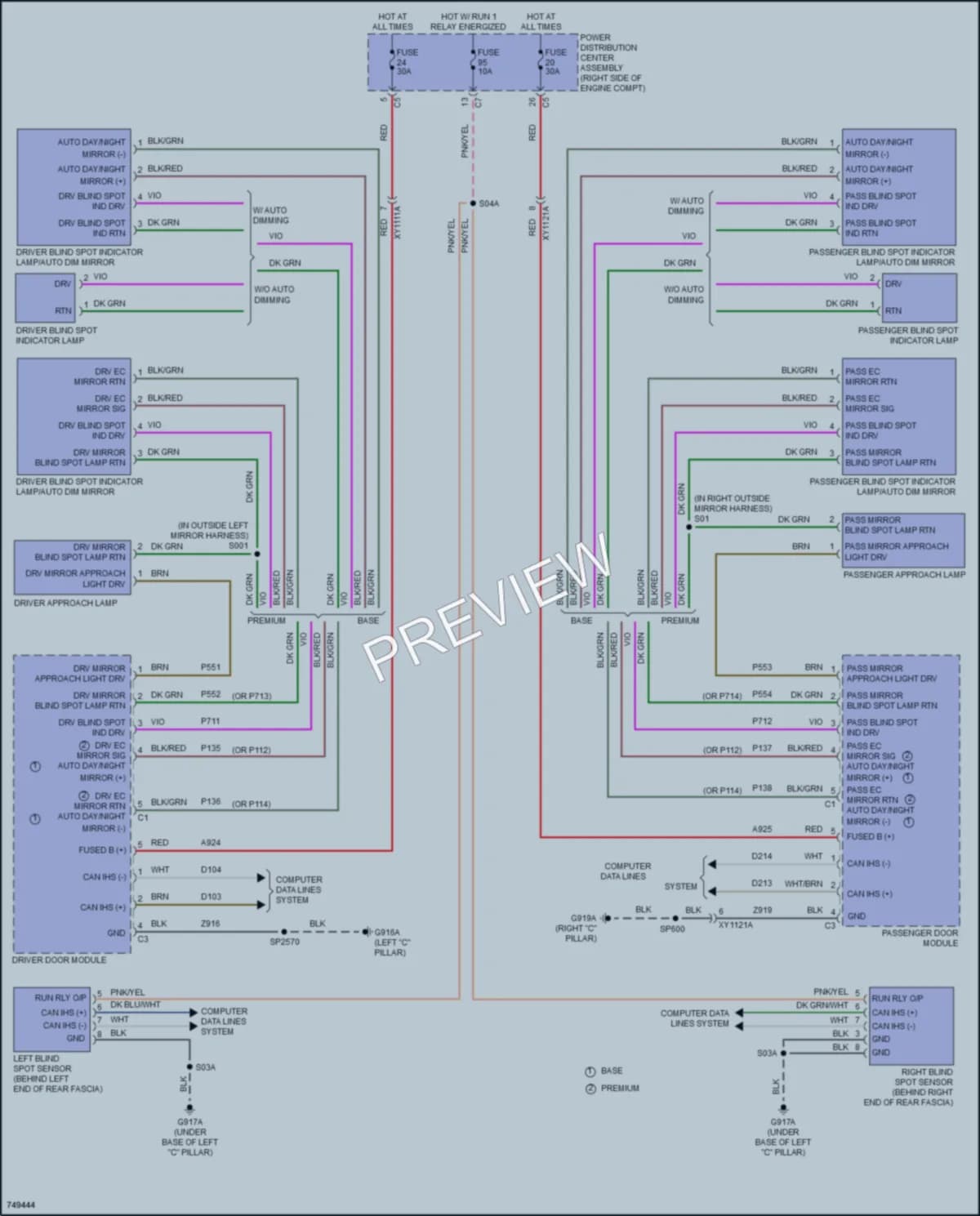 2021 Jeep GrandCherokee Navigation wiring diagram preview
