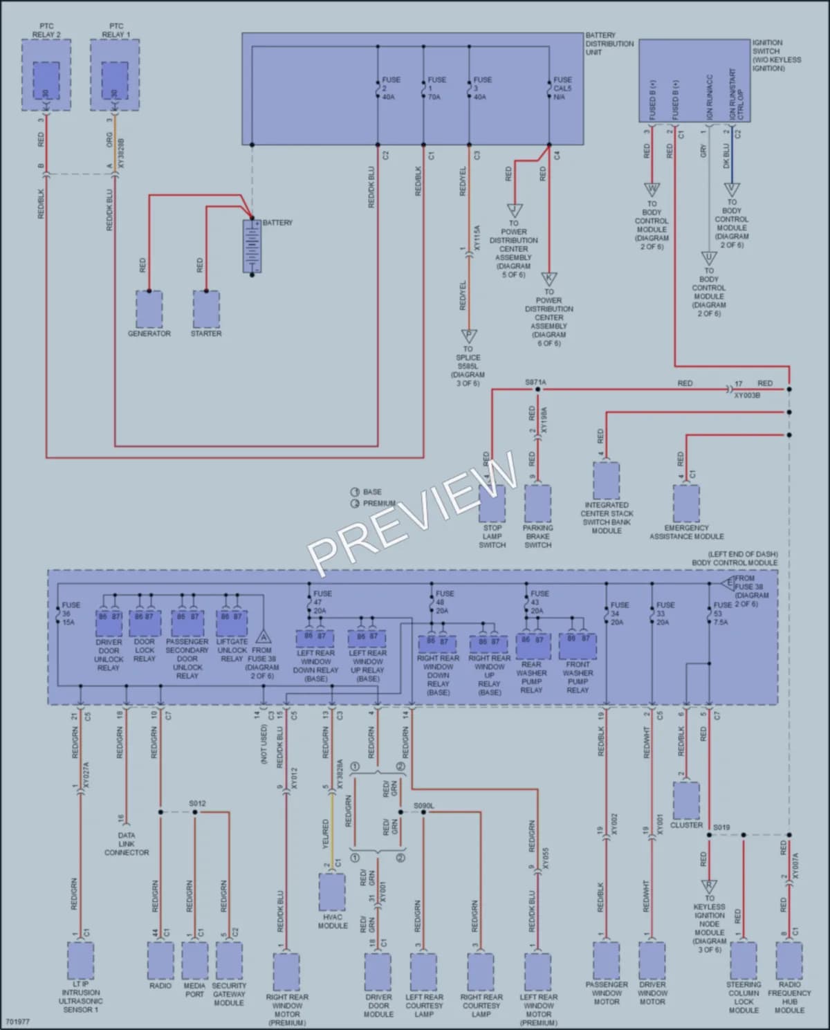 2021 Jeep Renegade Power Distribution wiring diagram preview