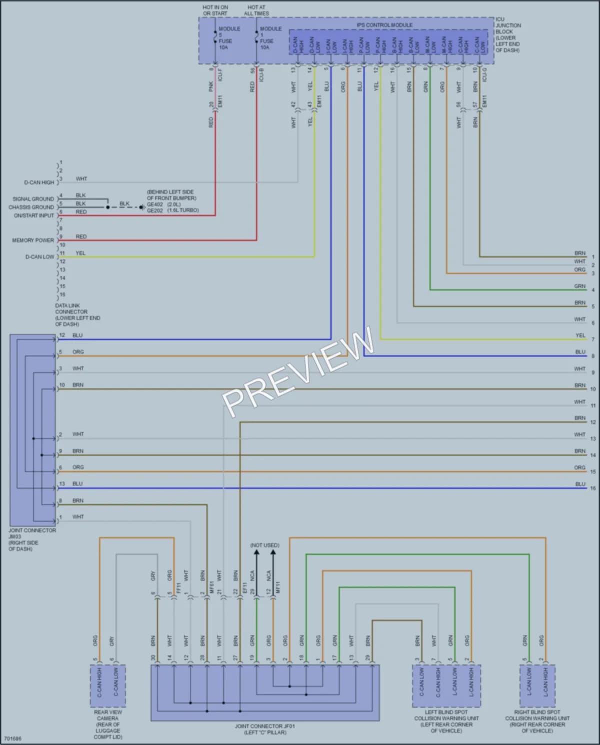 2021 Kia Forte5 Computer Data Lines wiring diagram preview