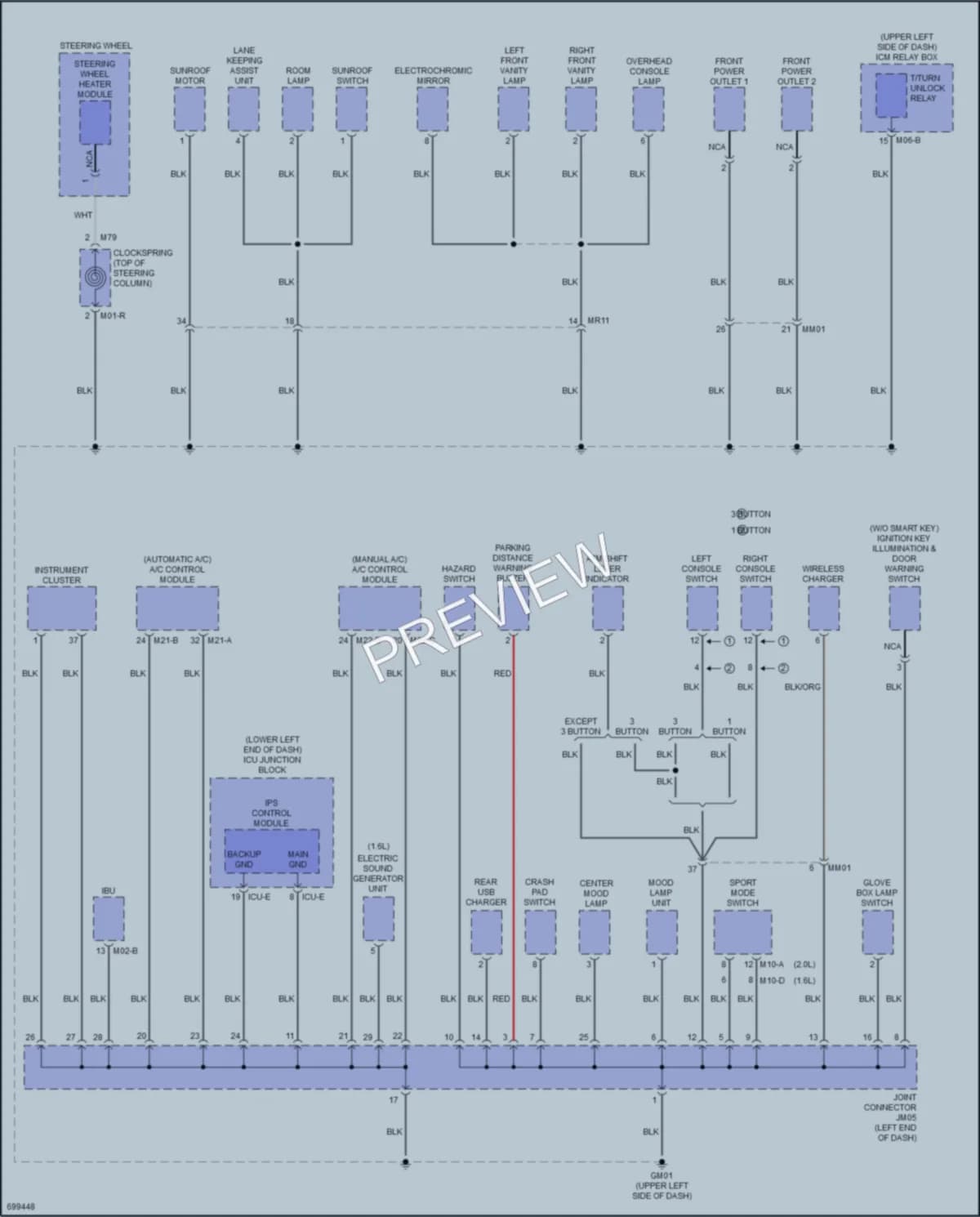 2021 Kia Forte5 Ground Distribution wiring diagram preview