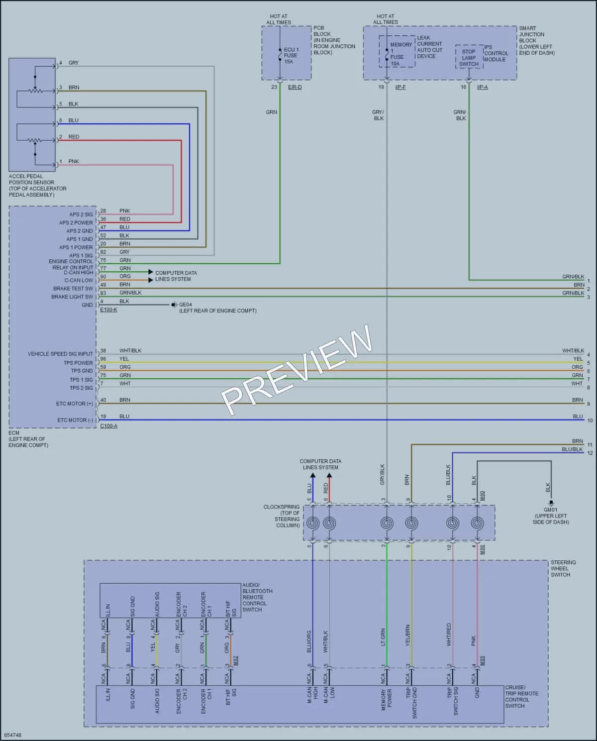 2021 Kia Sedona Cruise Control wiring diagram preview