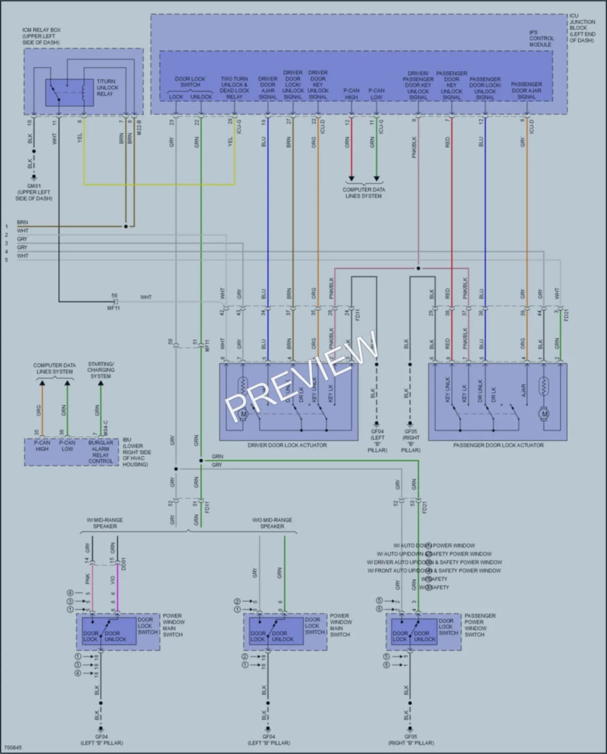2021 Kia Soul Anti Theft wiring diagram preview
