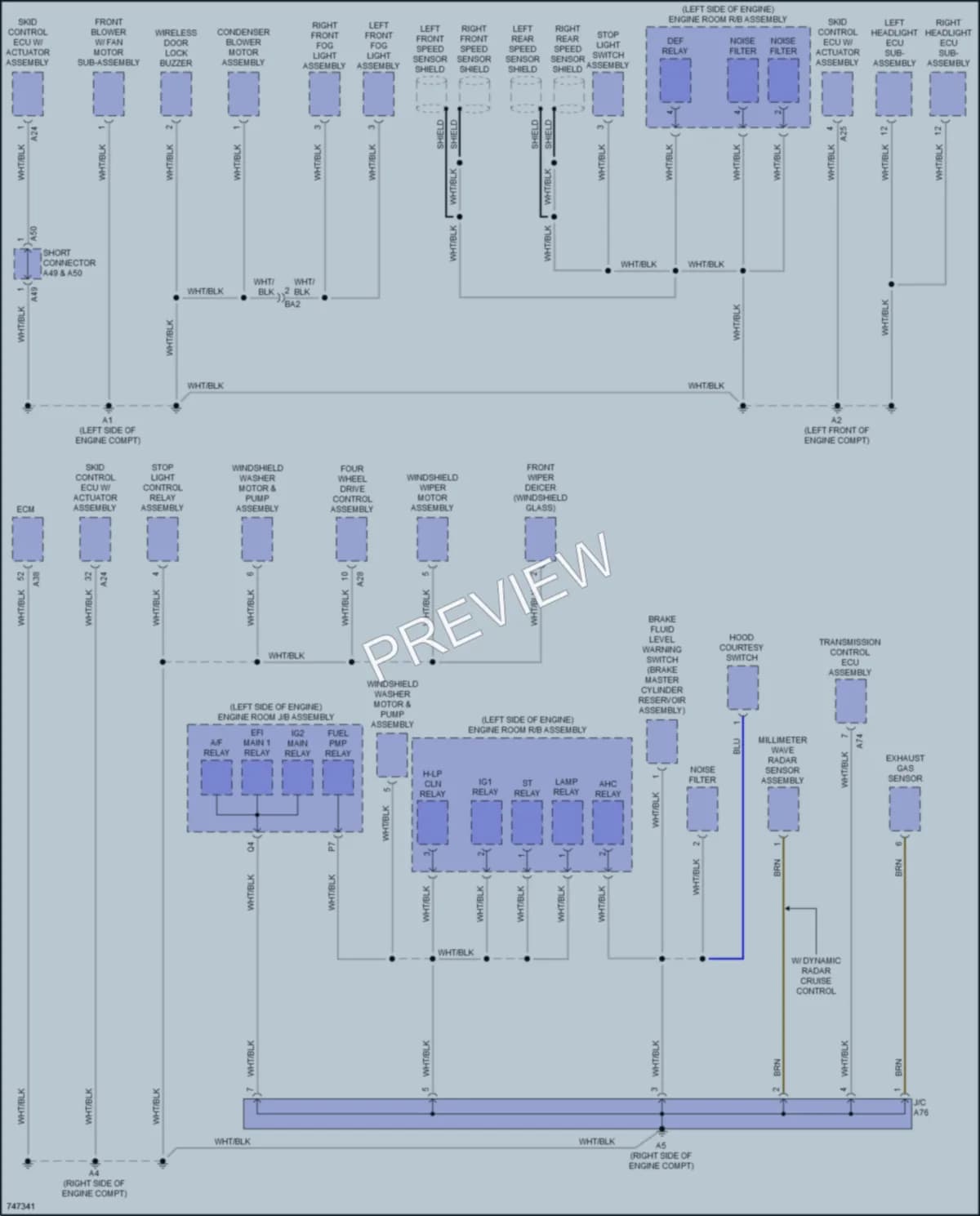 2021 Lexus LX570 Ground Distribution wiring diagram preview