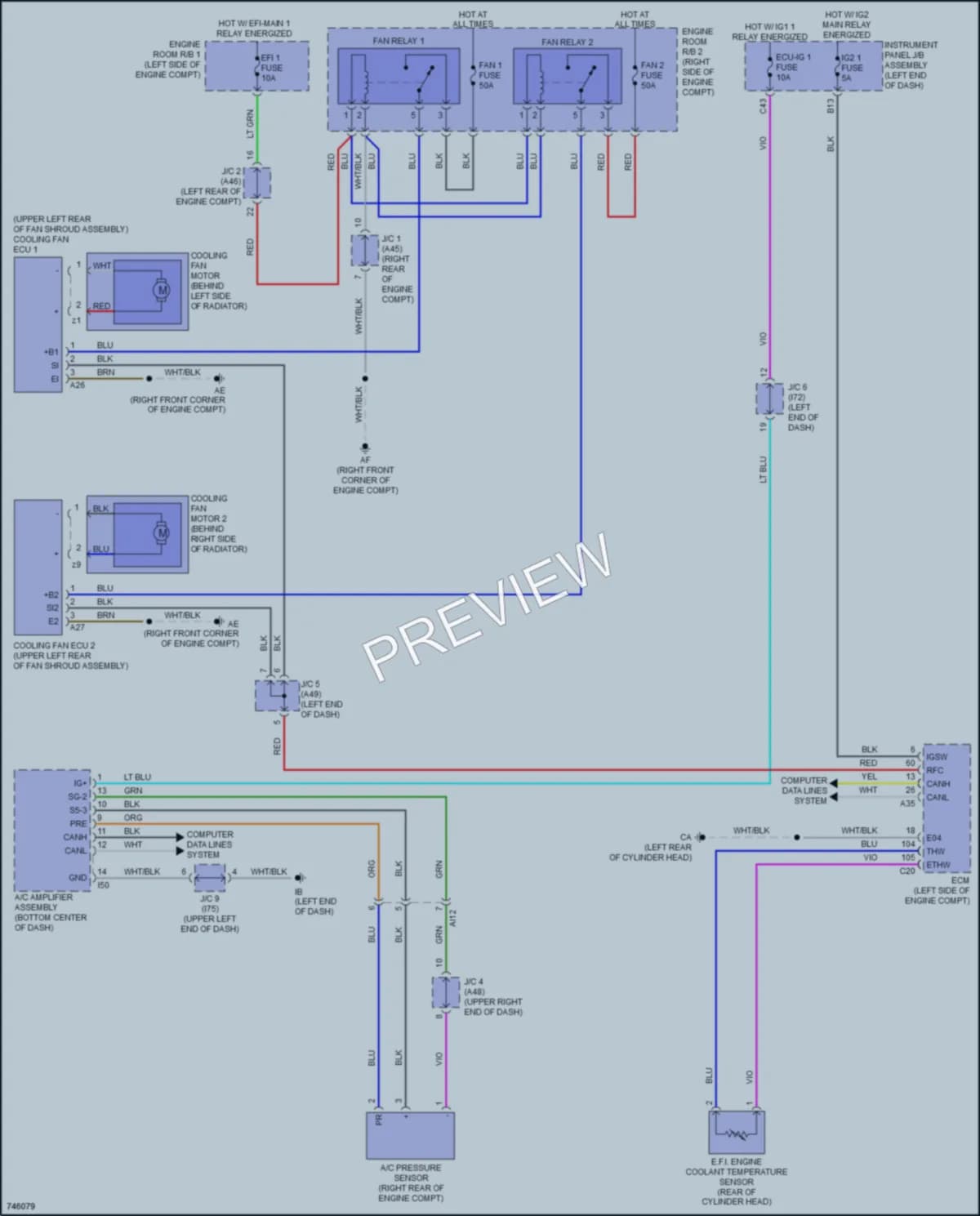 2021 Lexus NX300 Cooling Fan wiring diagram preview