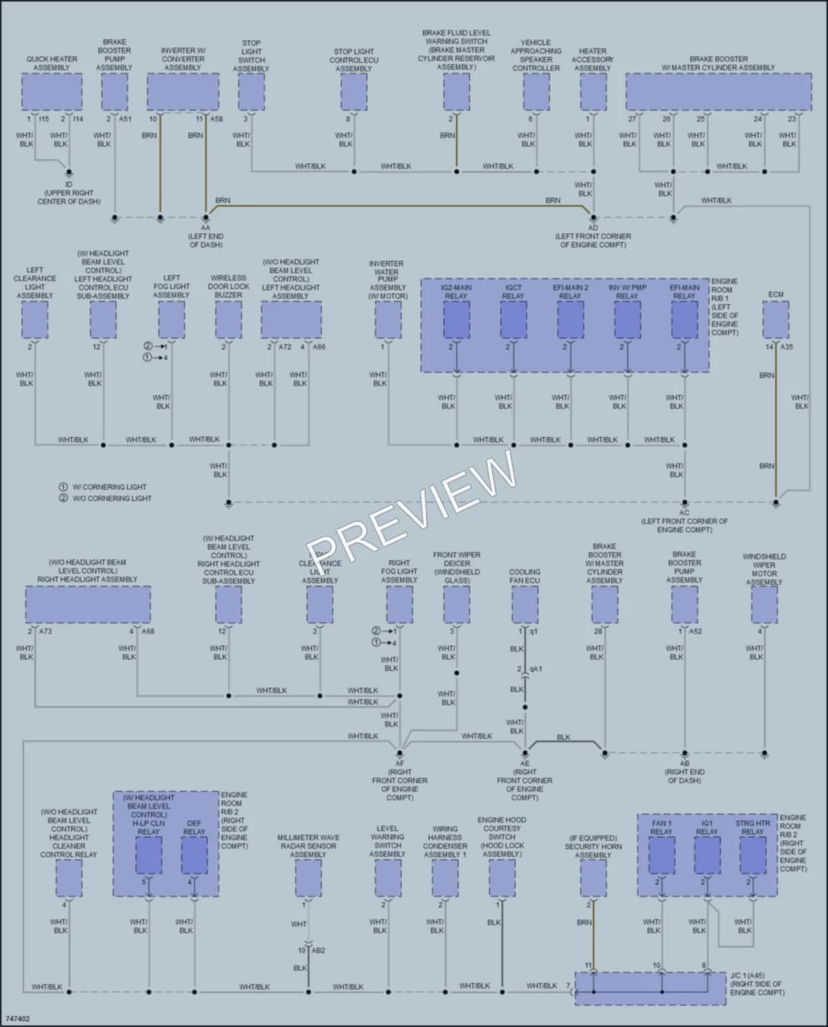 2021 Lexus NX300h Ground Distribution wiring diagram preview