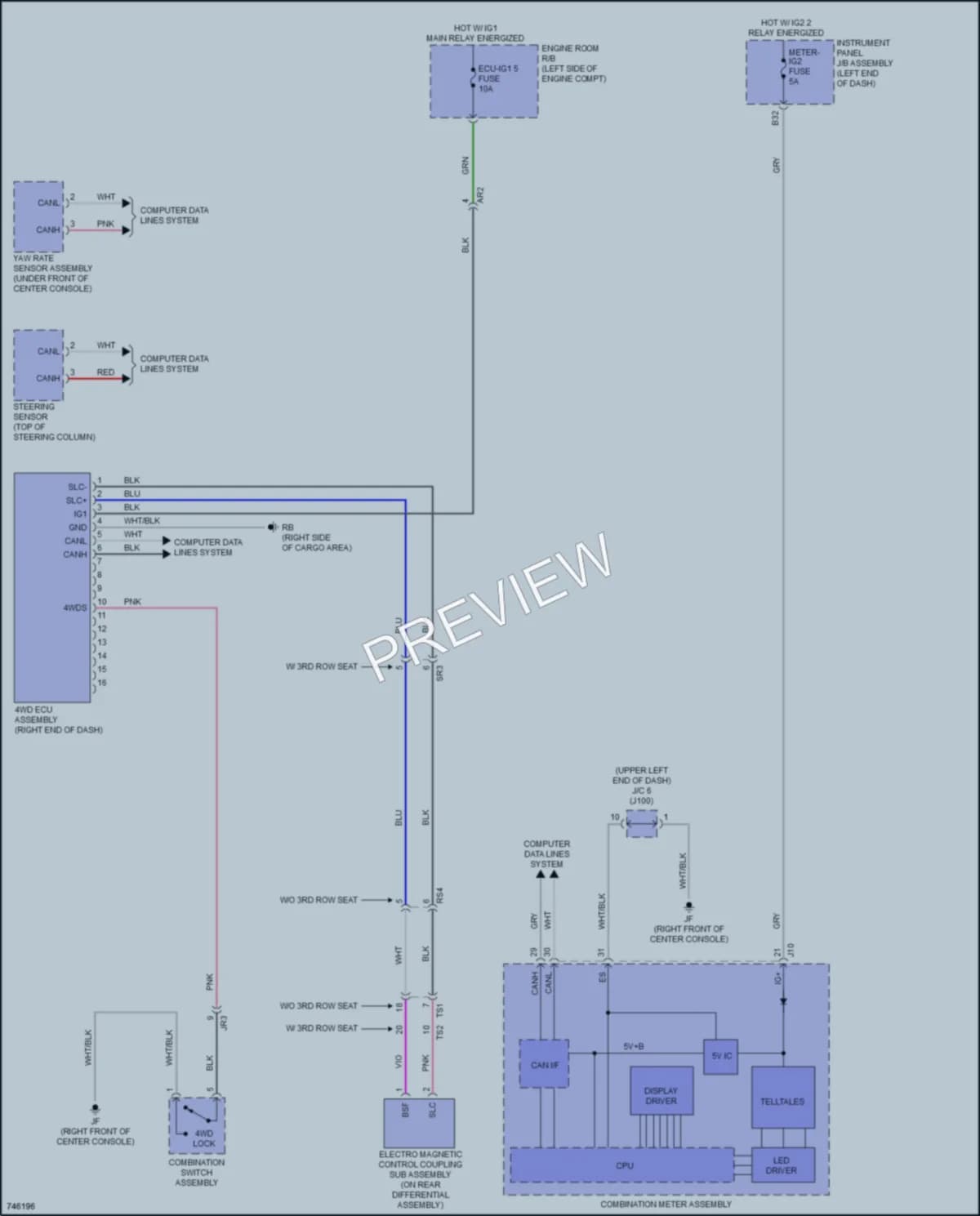2021 Lexus RX350 Transmission wiring diagram preview