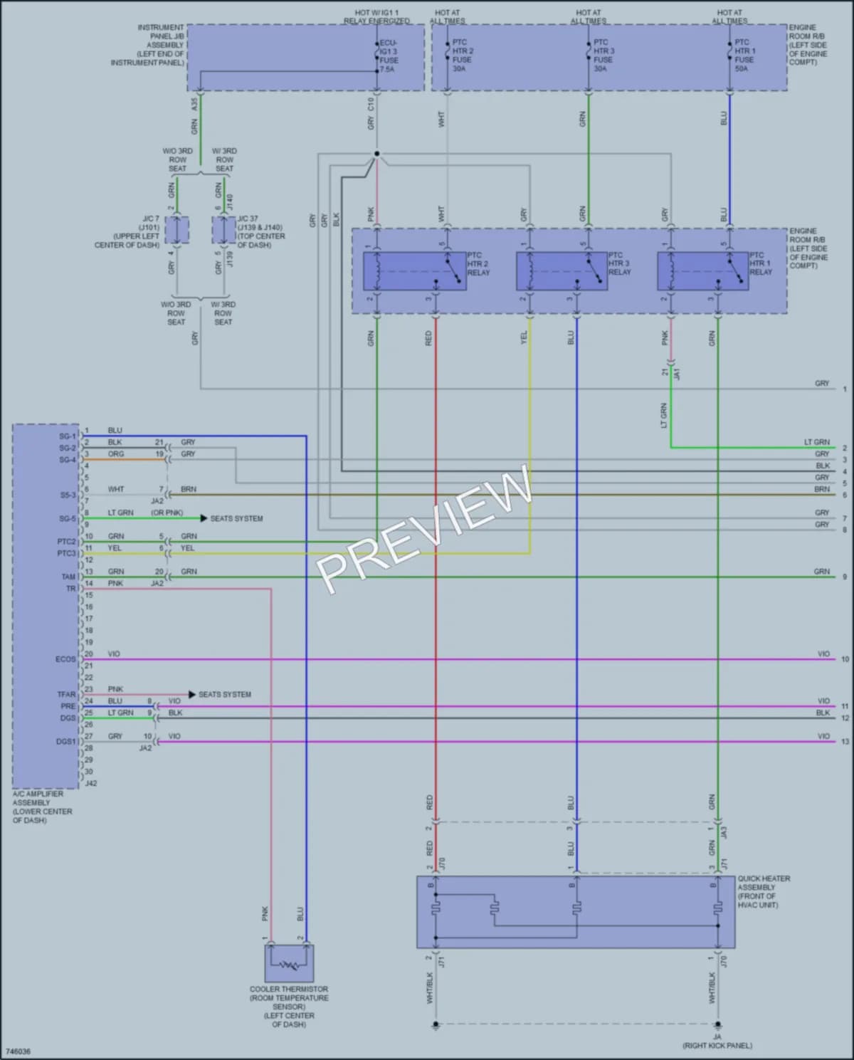 2021 Lexus RX450hL Air Conditioning wiring diagram preview