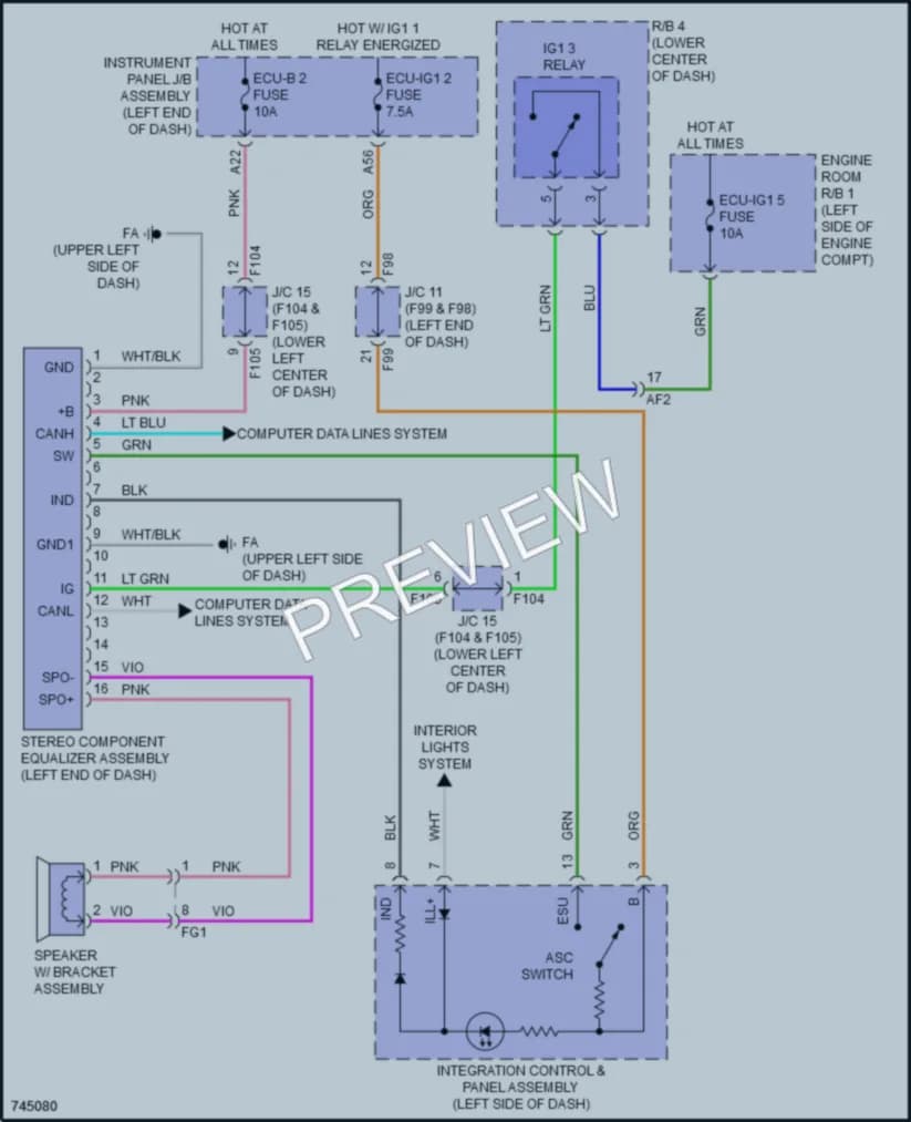 2021 Lexus UX200 Radio wiring diagram preview