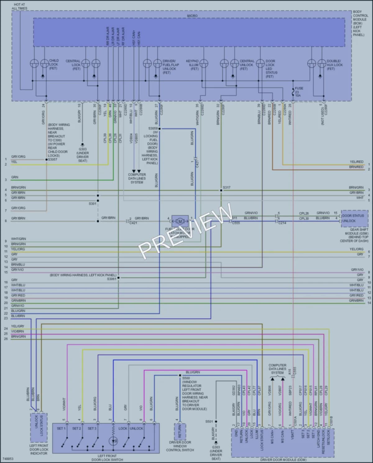 2021 Lincoln Nautilus Anti Theft wiring diagram preview