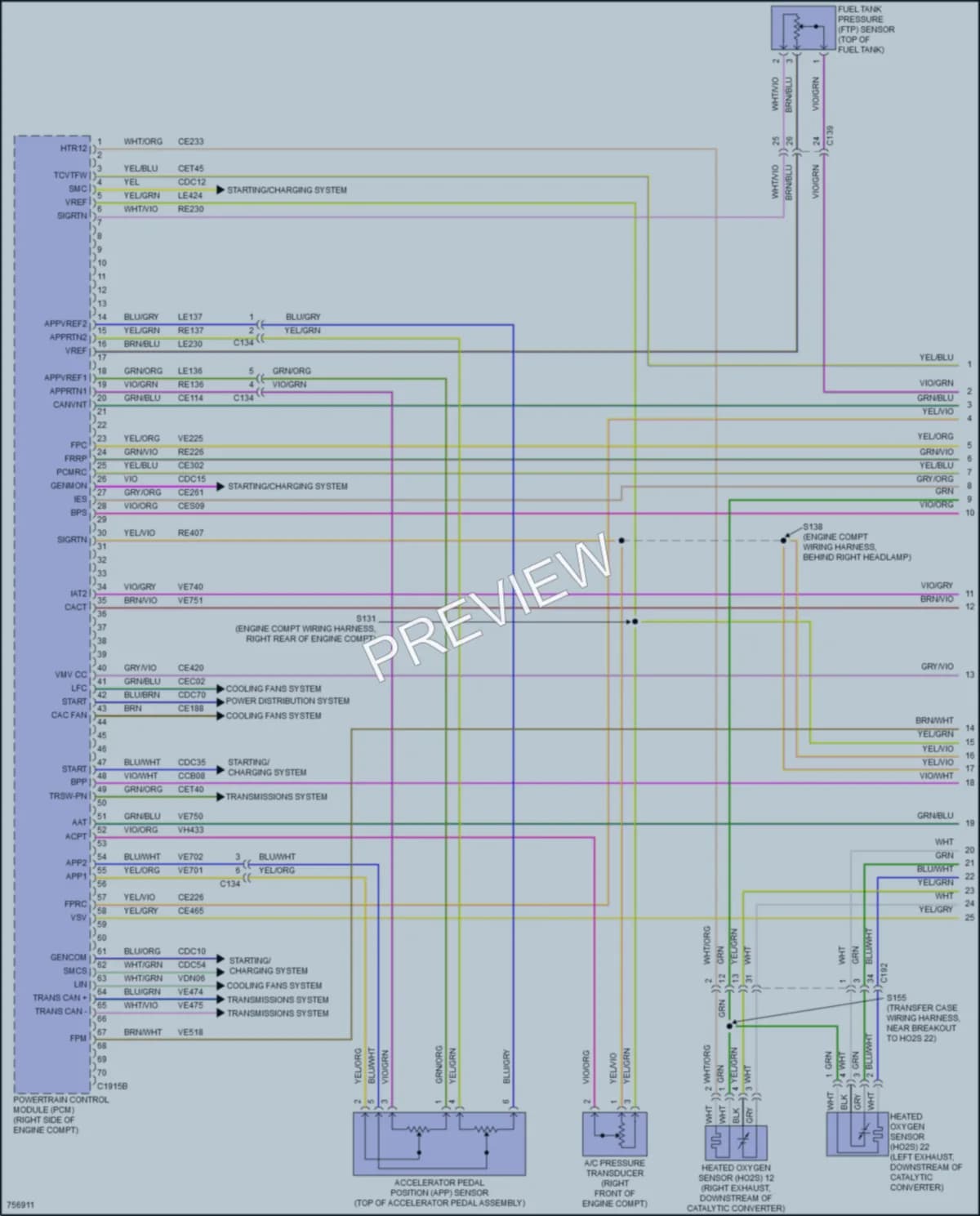 2021 Lincoln Navigator Engine Performance wiring diagram preview