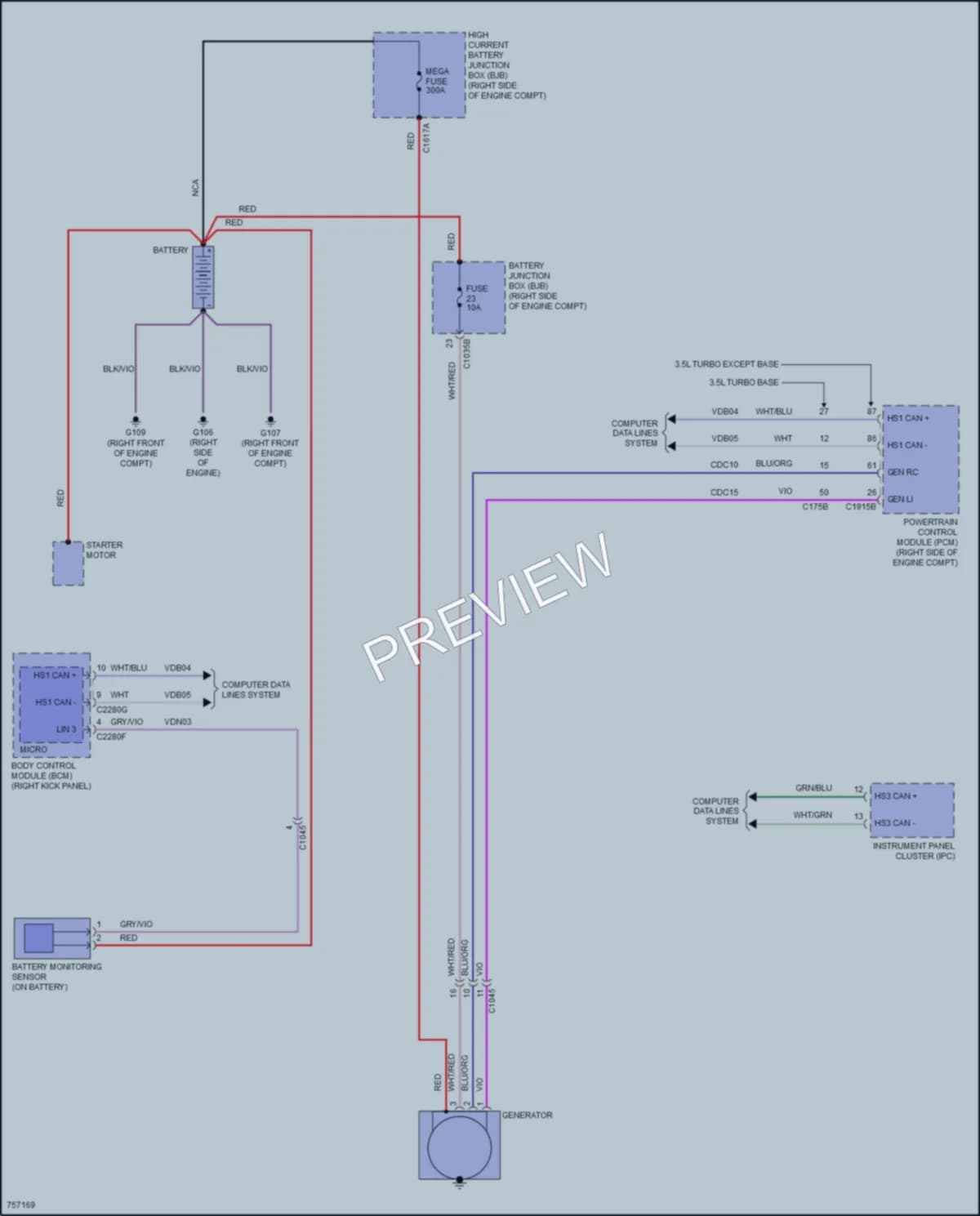2021 Lincoln NavigatorL Starting Charging wiring diagram preview