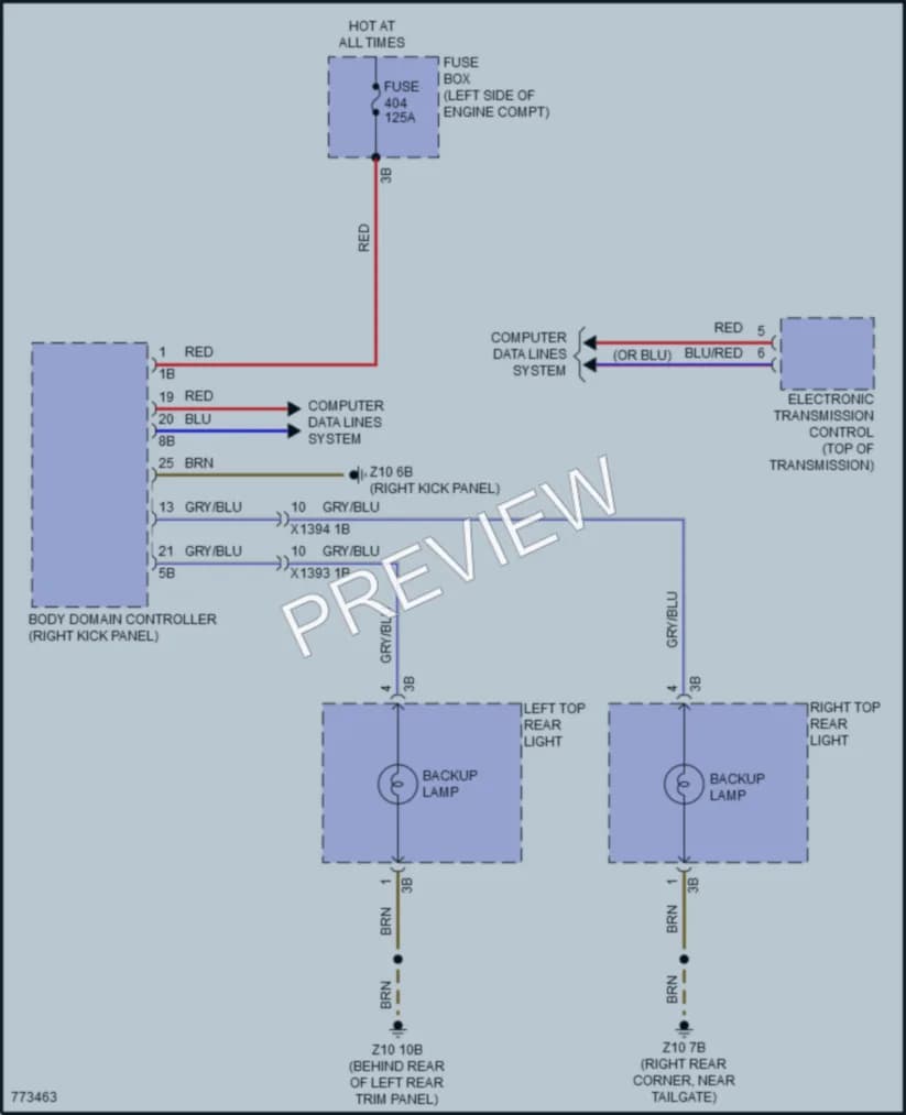 2021 MINI CooperClubman Exterior Lights wiring diagram preview