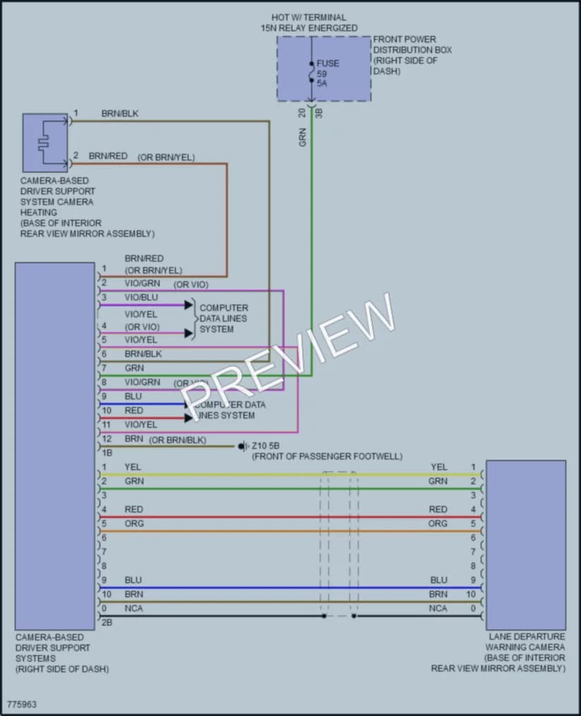 2021 MINI CooperClubman Navigation wiring diagram preview