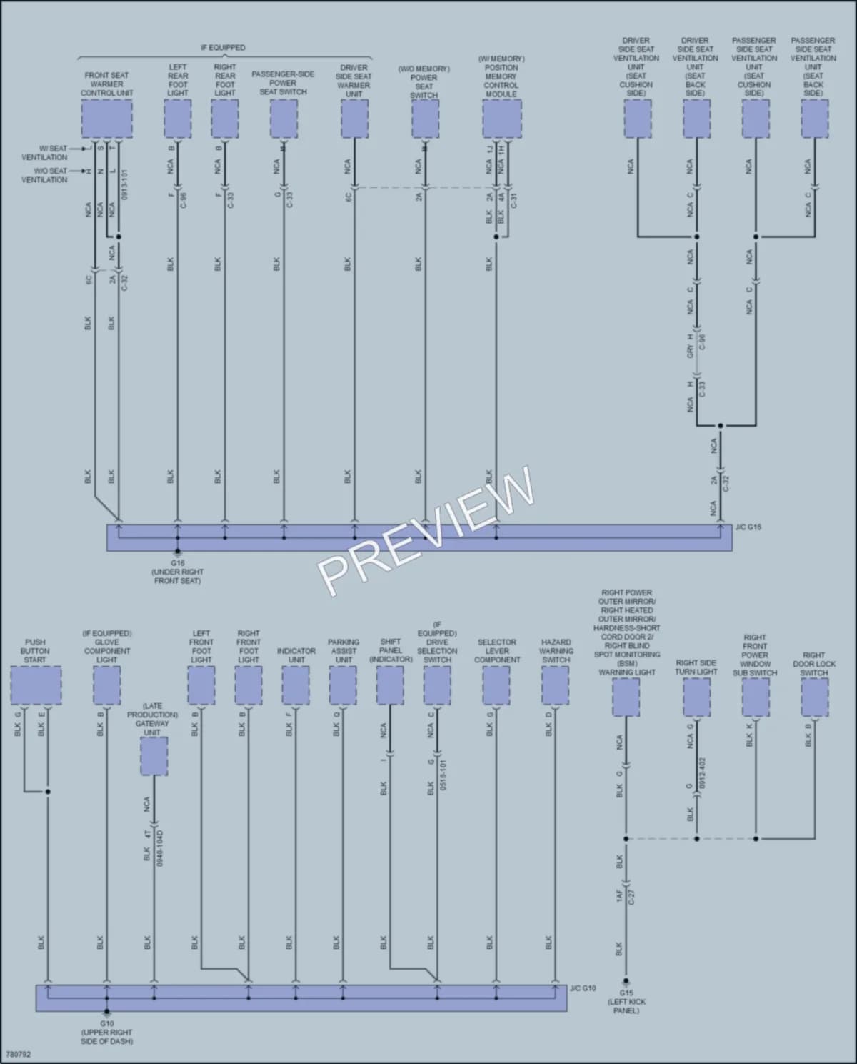 2021 Mazda CX5 Ground Distribution wiring diagram preview