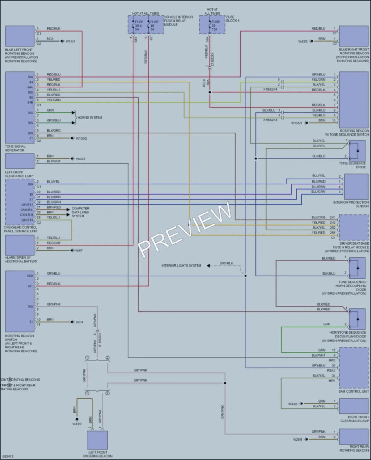 2021 MercedesBenz 3500Sprinter Anti Theft wiring diagram preview