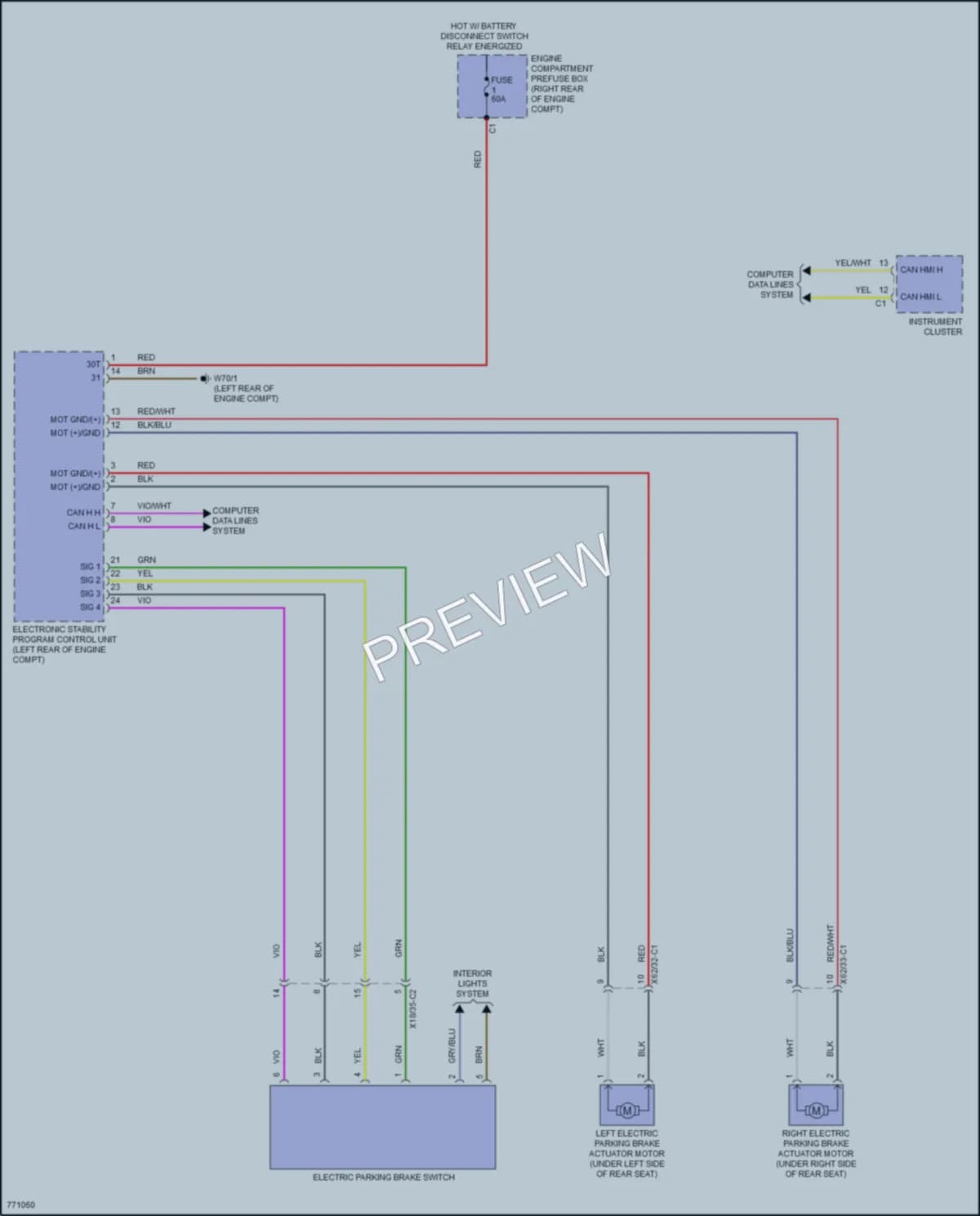 2021 MercedesBenz C300 Shift Interlock wiring diagram preview